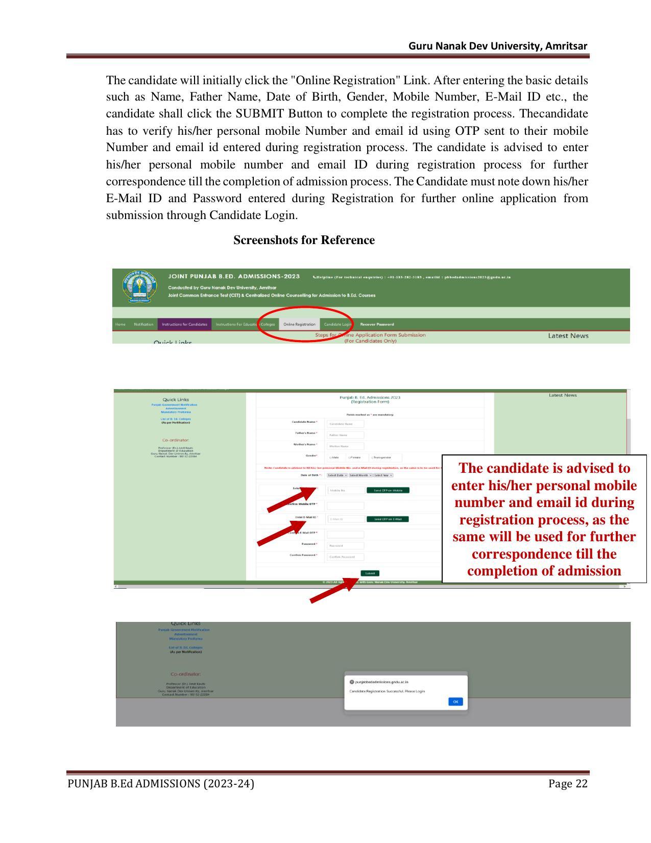 Punjab B.Ed CET 2023 - Page 22