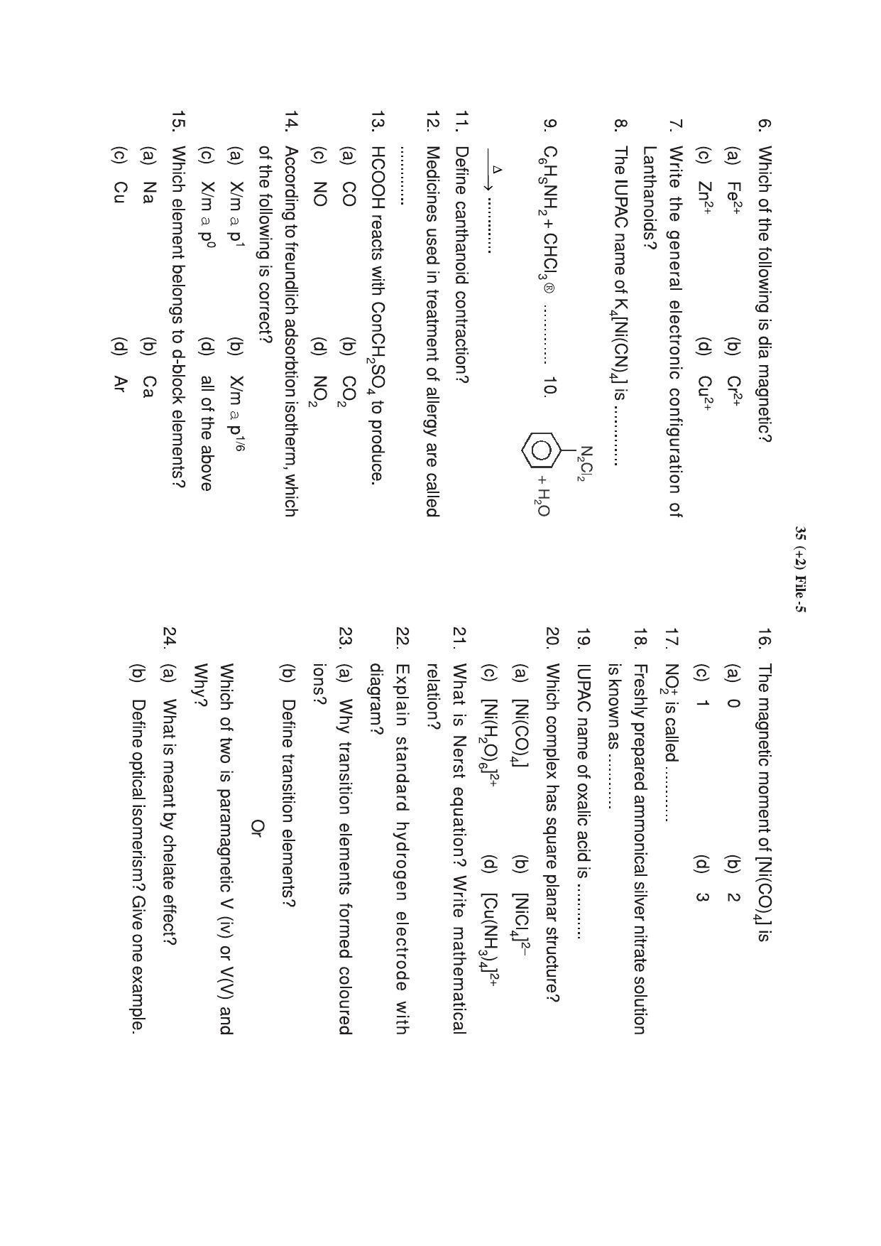 HP Board Class 12 Chemistry Model Paper - Page 2