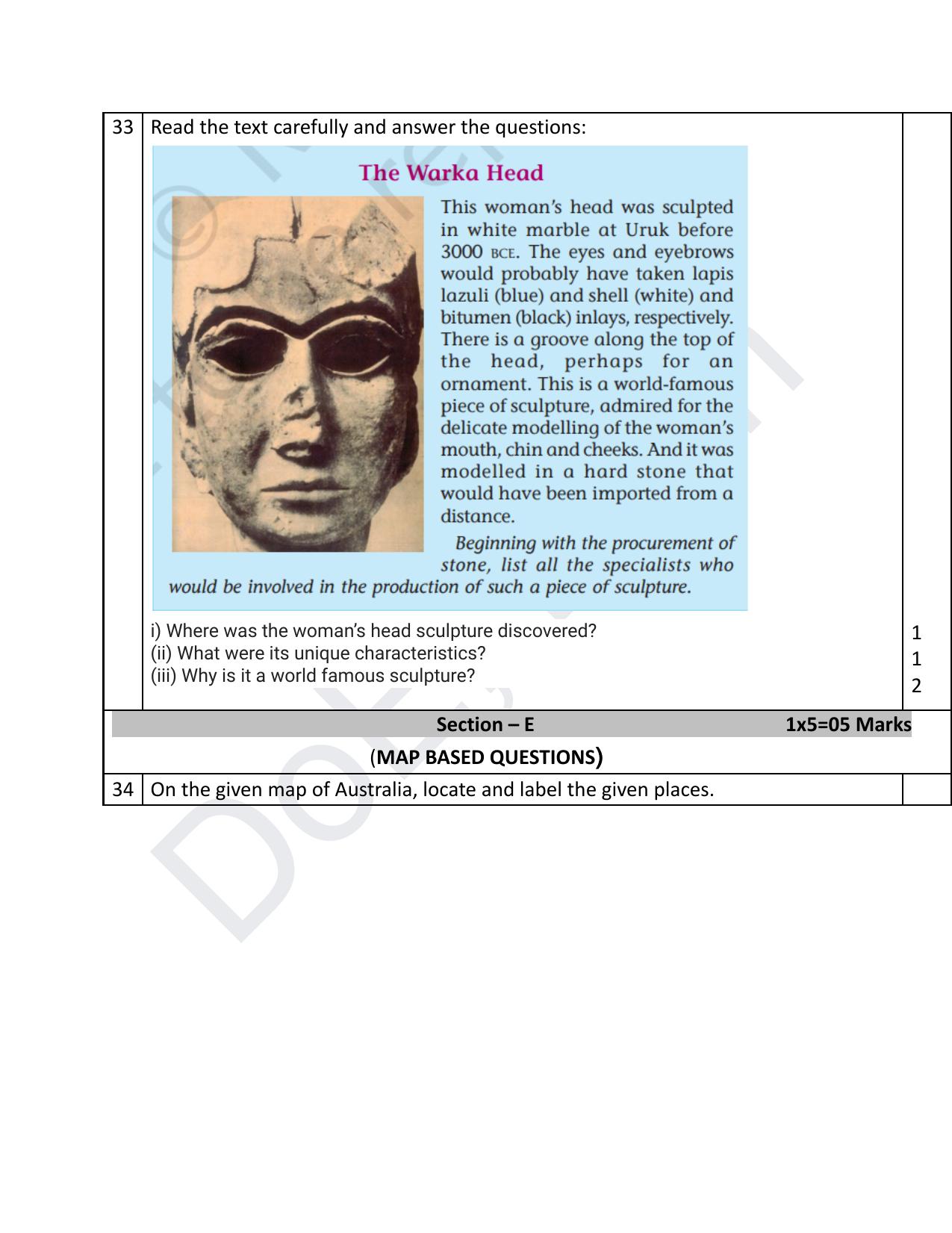 Edudel Class 11 History (English) Practice Papers-2 (2023-24) - Page 10