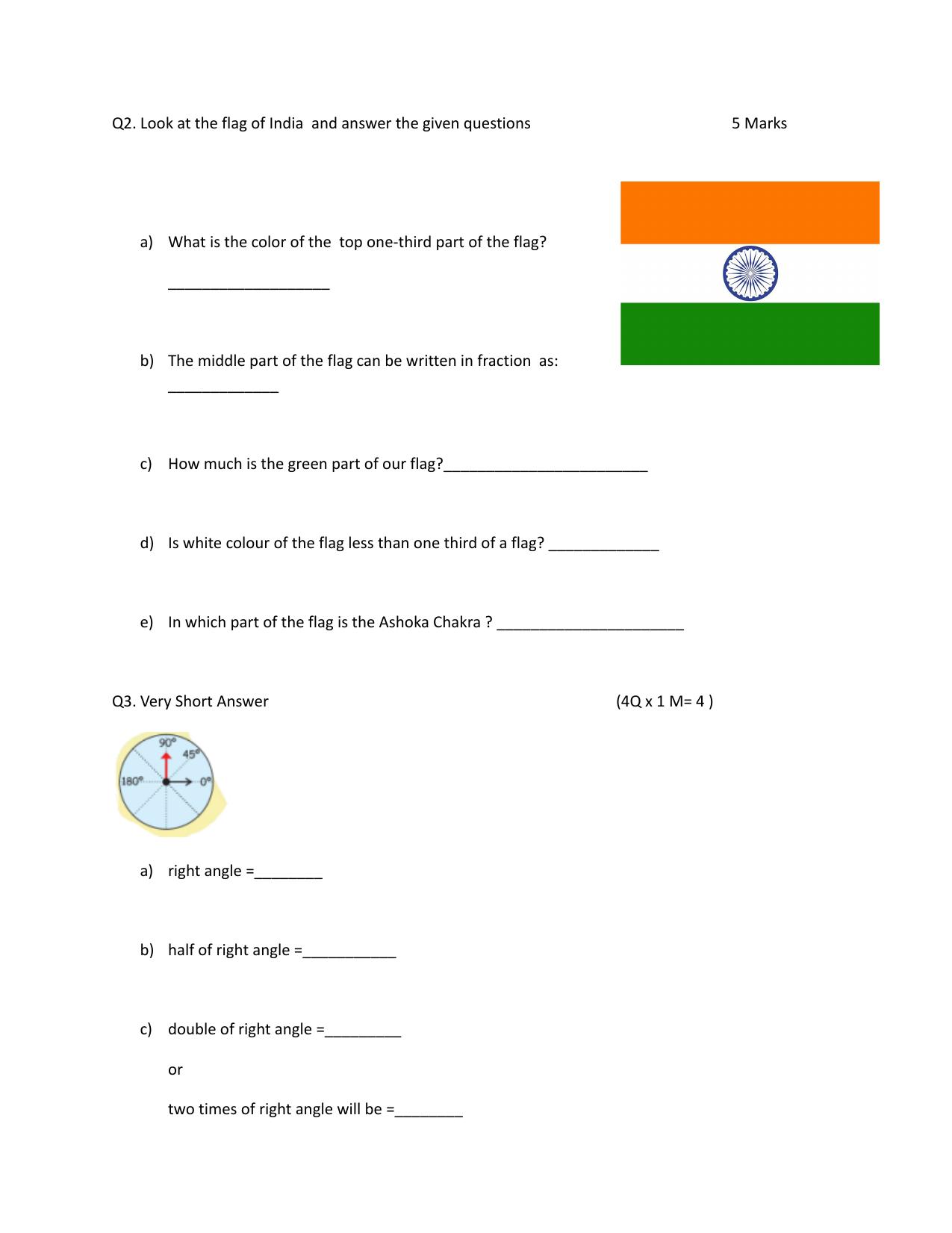 Edudel Class 5 Maths (English) Practice Papers 2 (2023-24) - Page 3