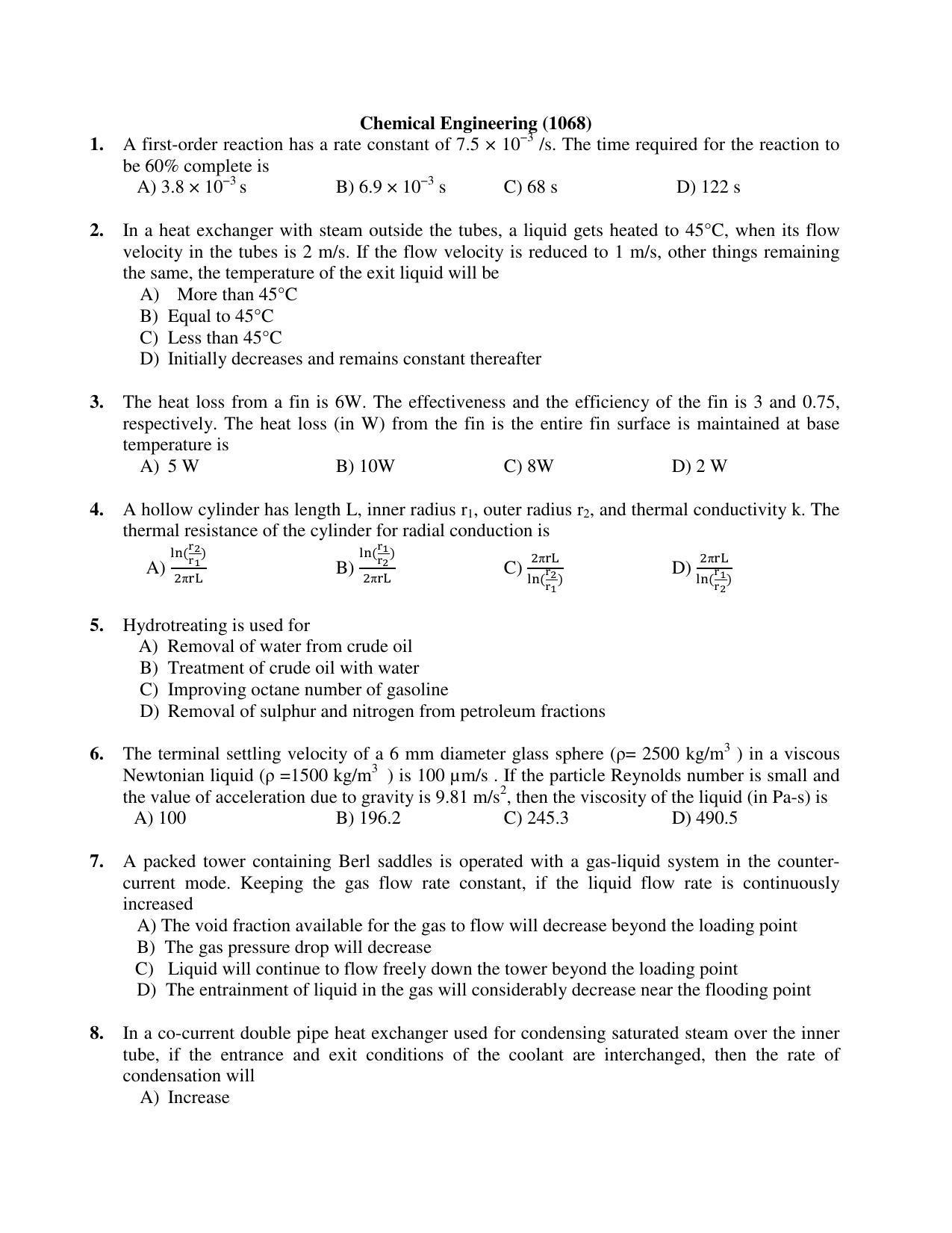 PU MPET Biotechnology Engineering 2018 Question Papers - Page 6