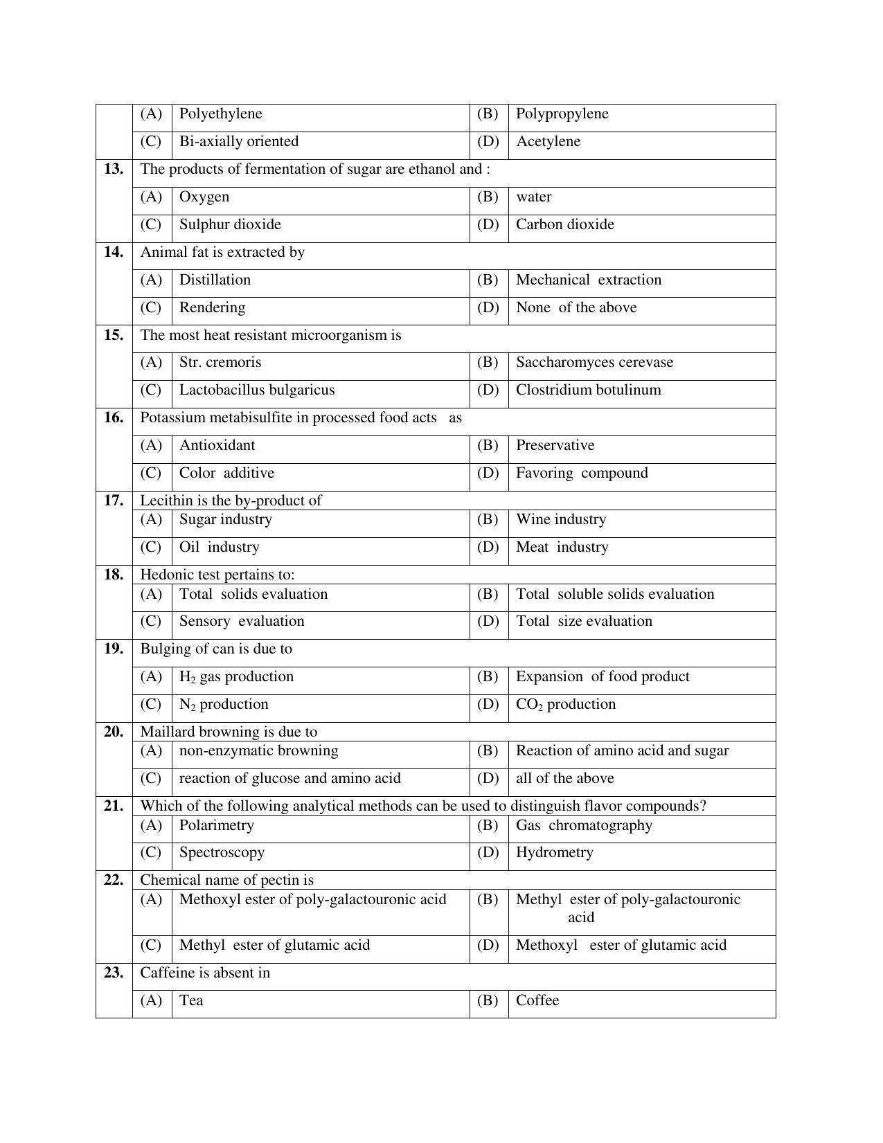 PU MPET Biotechnology Engineering 2018 Question Papers - Page 42