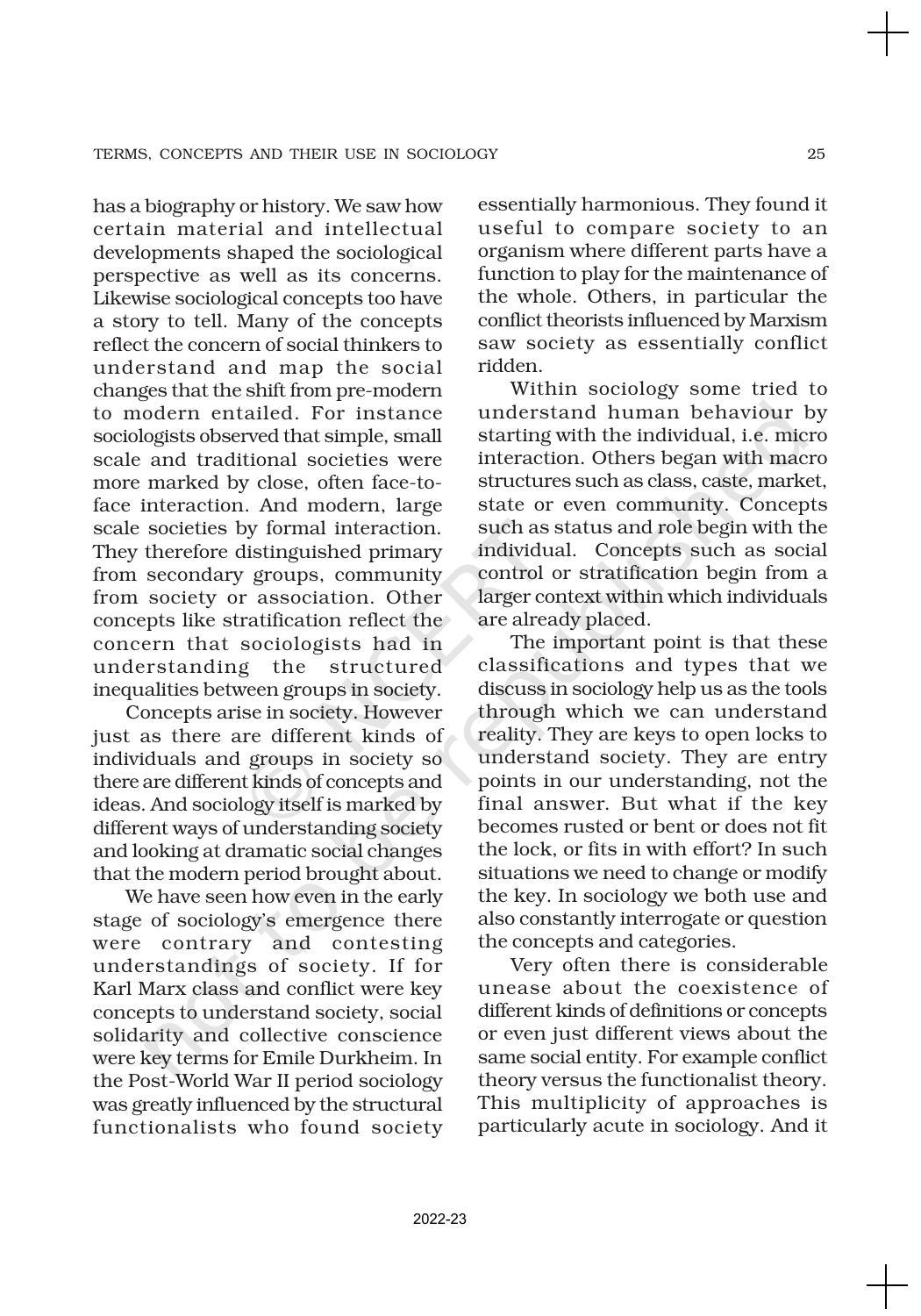 NCERT Book for Class 11 Sociology (Part-I) Chapter 2 Terms, Concepts and Their Use in Sociology - Page 2
