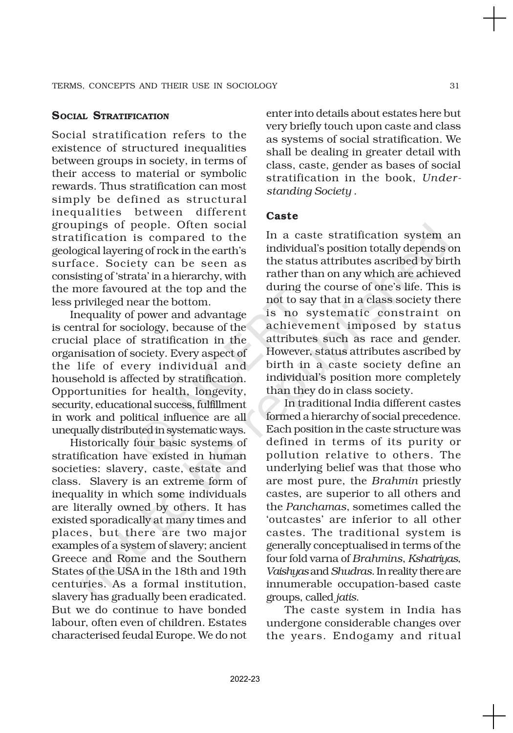 NCERT Book for Class 11 Sociology (Part-I) Chapter 2 Terms, Concepts and Their Use in Sociology - Page 8