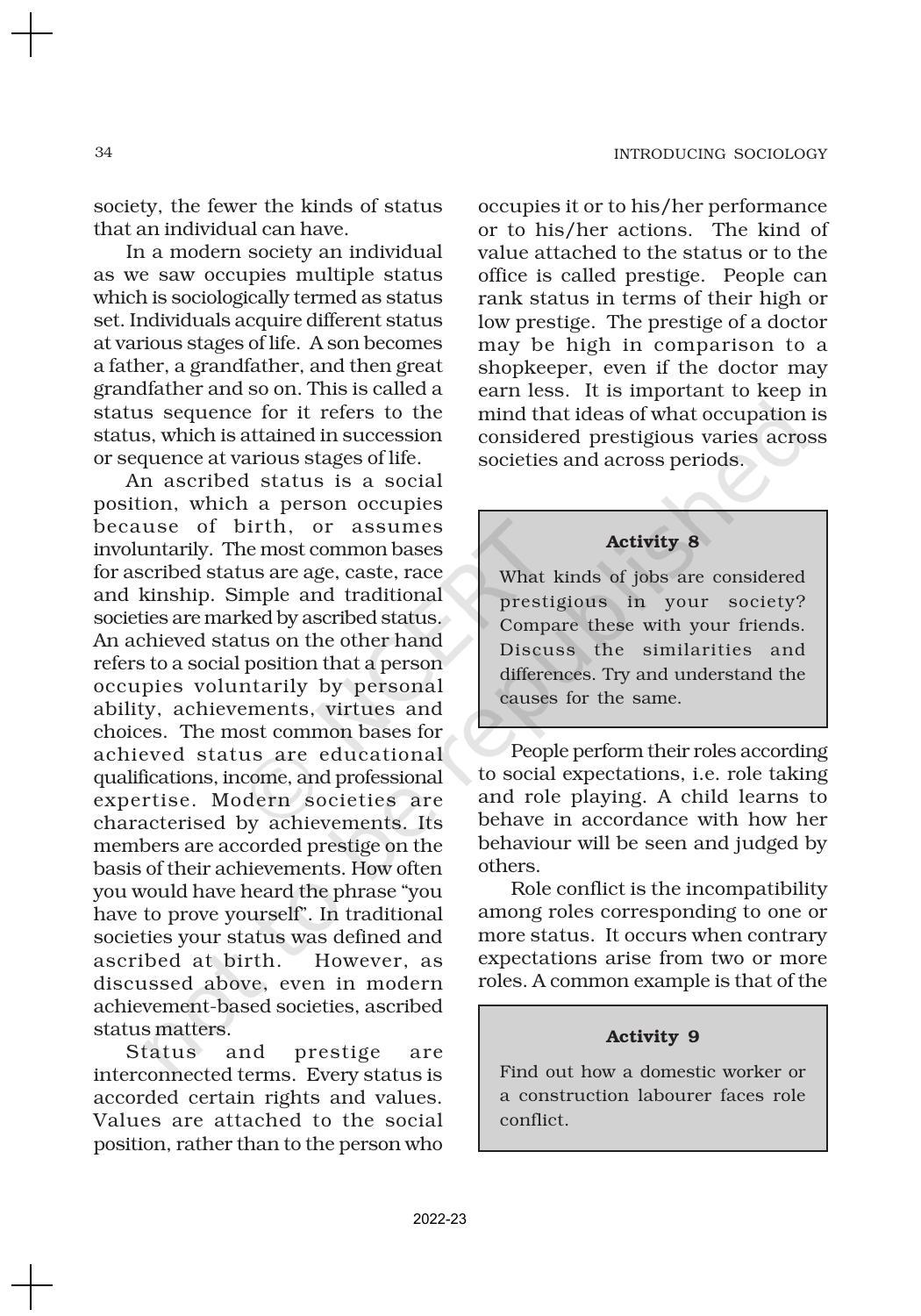 NCERT Book for Class 11 Sociology (Part-I) Chapter 2 Terms, Concepts and Their Use in Sociology - Page 11