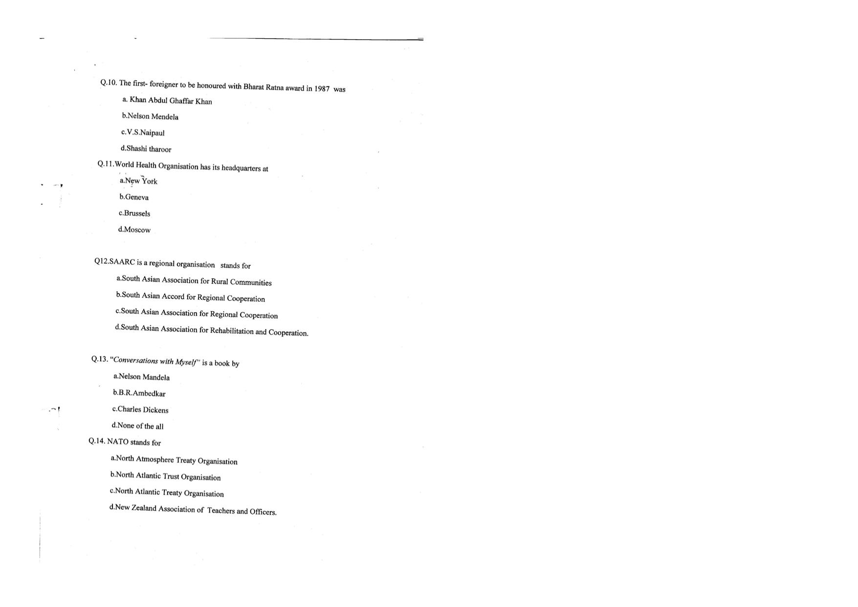 KUET 2023 M.A. Social Work Question Paper - Page 66