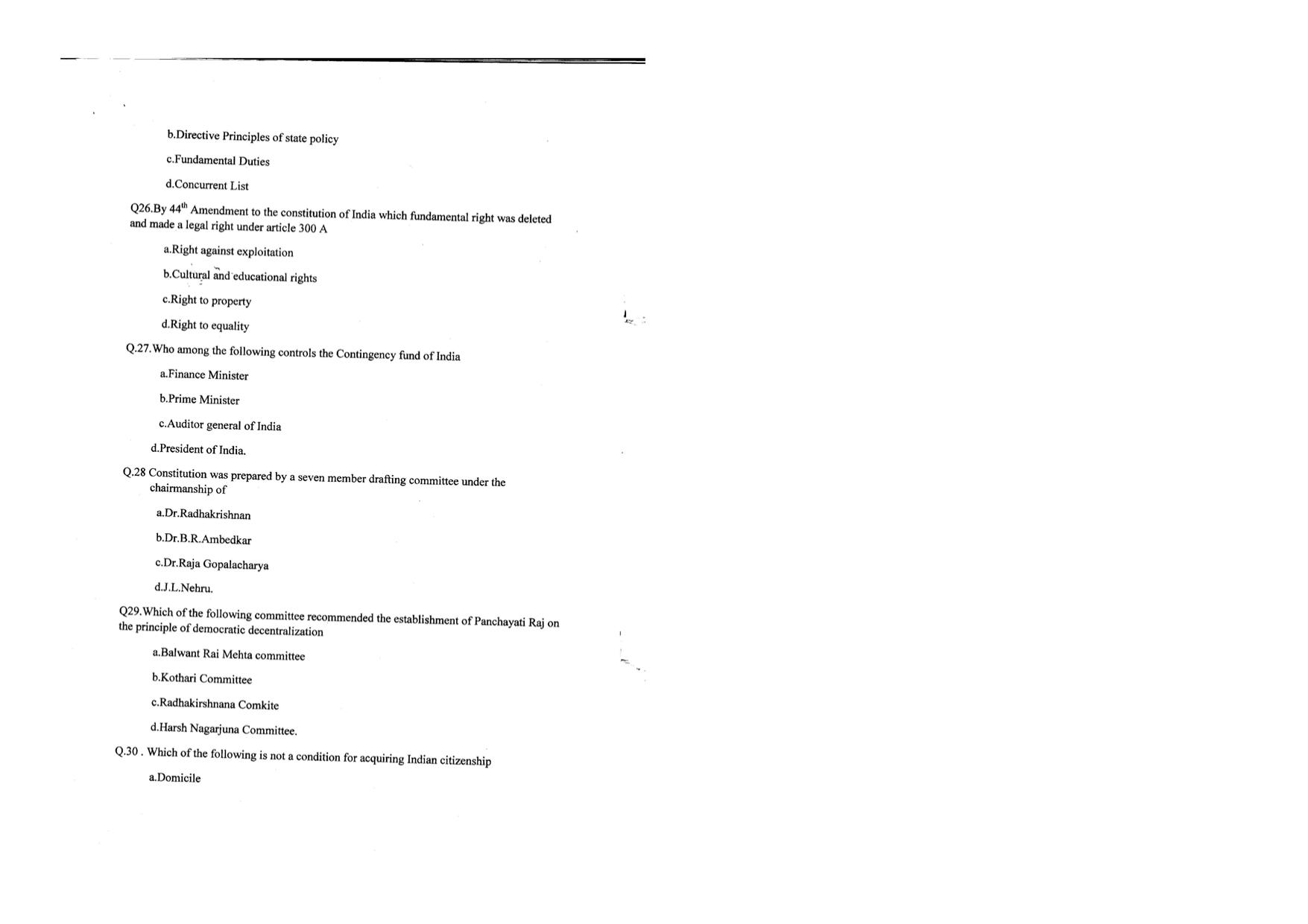 KUET 2023 M.A. Social Work Question Paper - Page 69