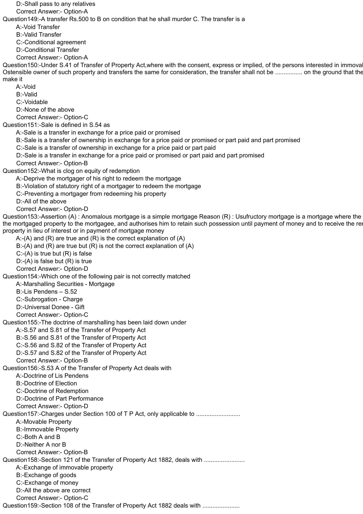 Kerala CEE LLM 2020 Question Paper With Answers - Page 15
