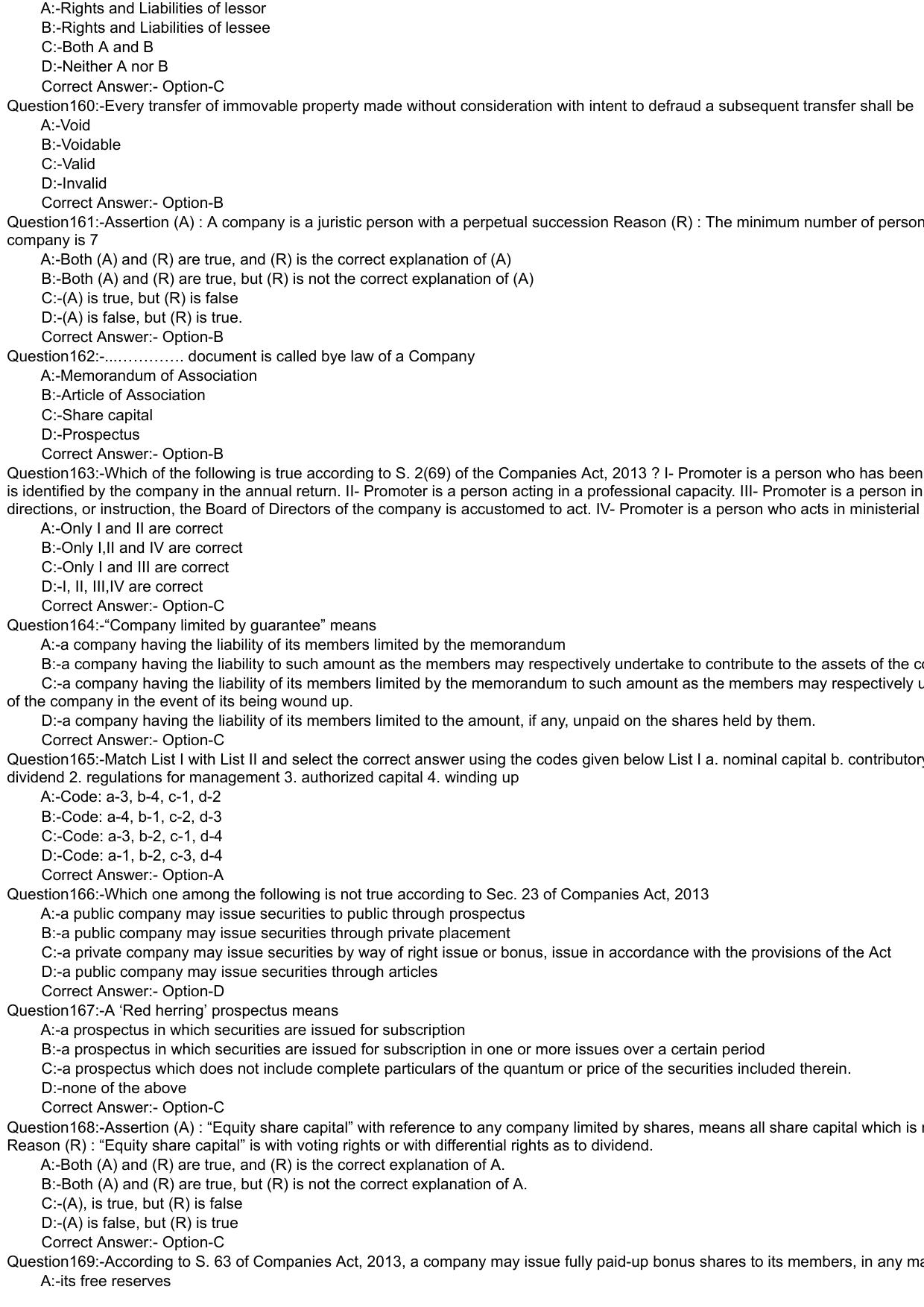 Kerala CEE LLM 2020 Question Paper With Answers - Page 16