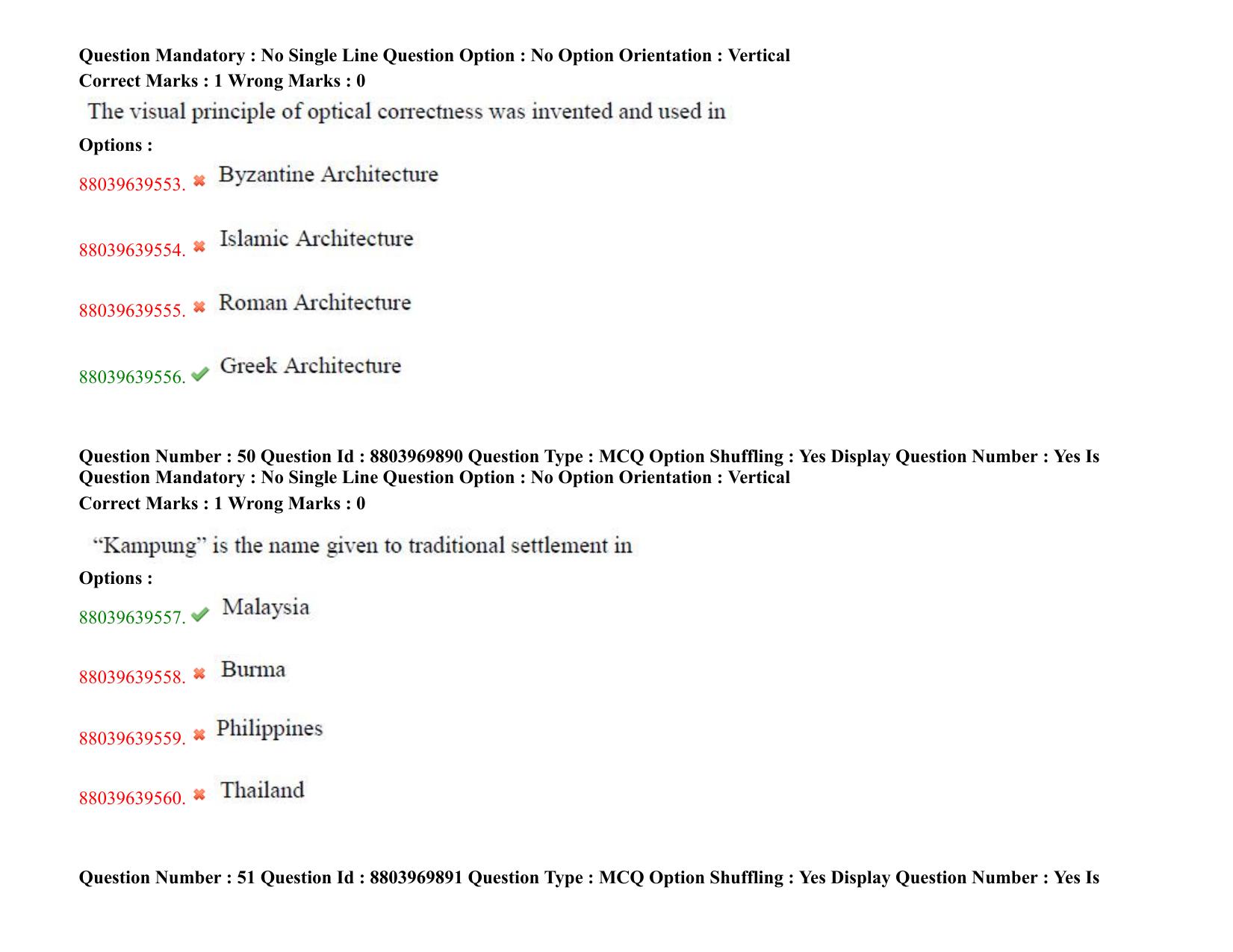 TS PGECET 2020: Architecture and Planning Question Papers - Page 28