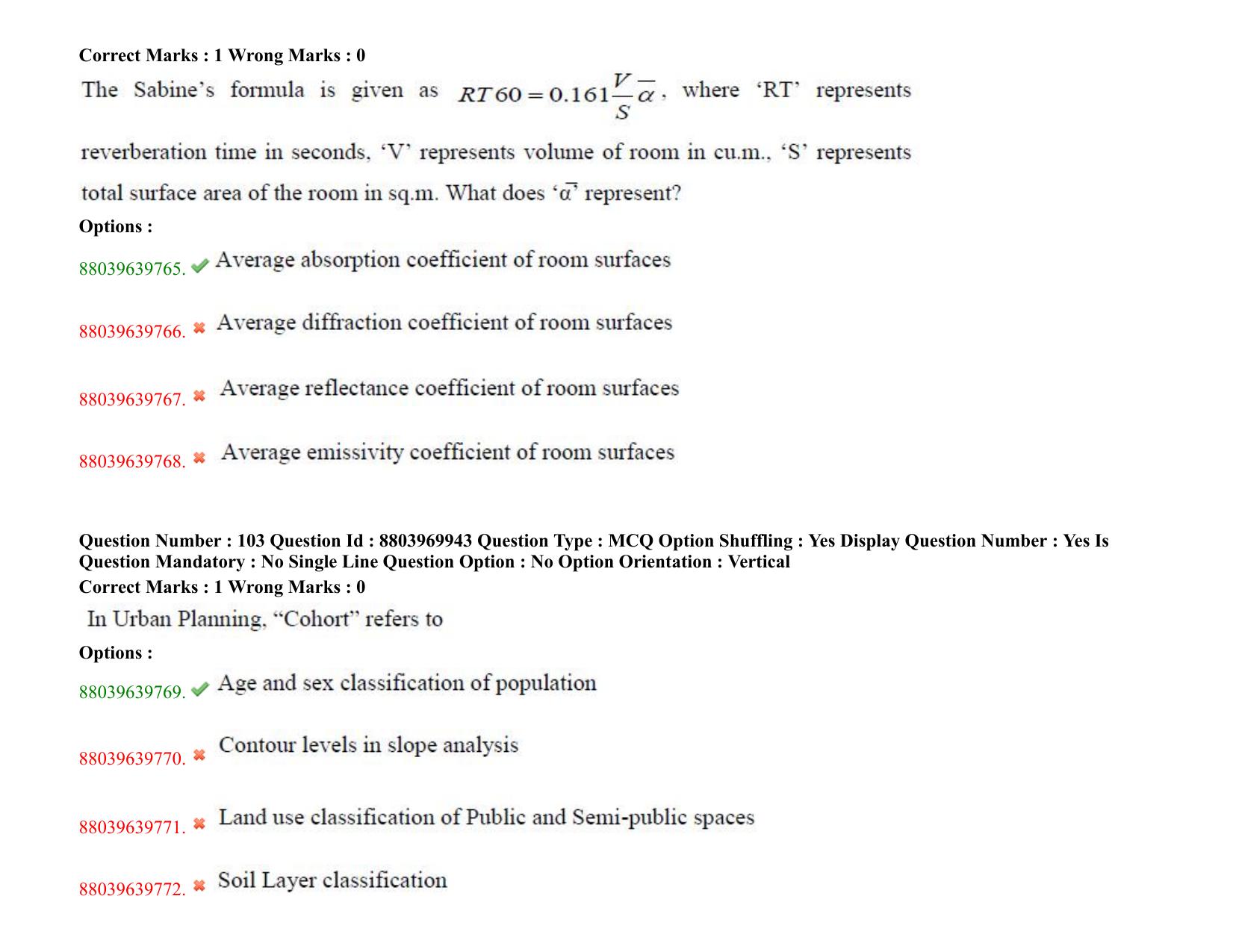 TS PGECET 2020: Architecture and Planning Question Papers - Page 55