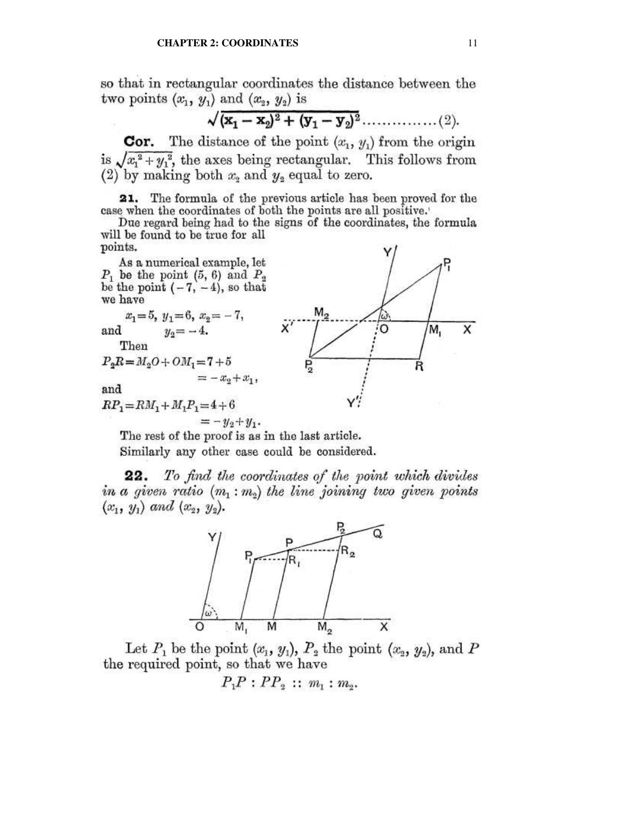 Chapter 2: Coordinates - SL Loney Solutions: The Elements of Coordinate Geometry - Page 4
