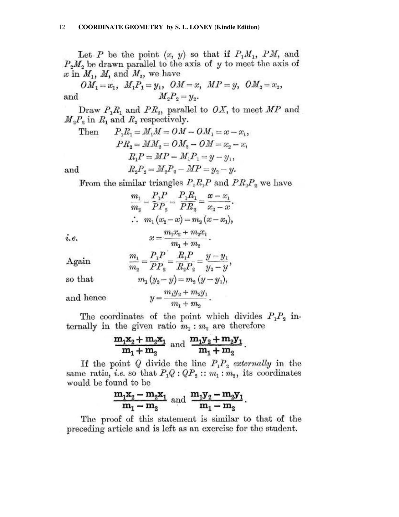 Chapter 2: Coordinates - SL Loney Solutions: The Elements of Coordinate Geometry - Page 5