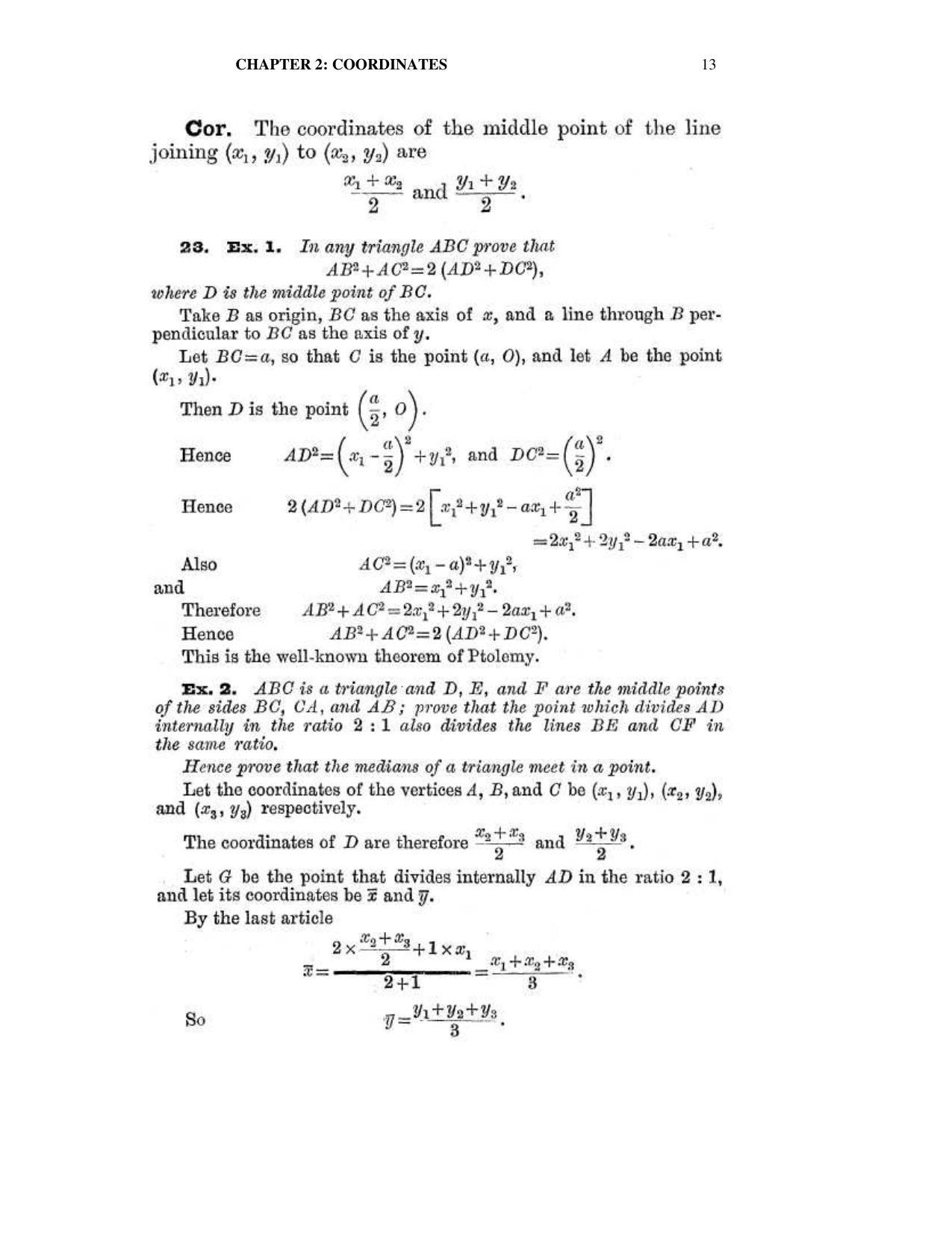 Chapter 2: Coordinates - SL Loney Solutions: The Elements of Coordinate Geometry - Page 6