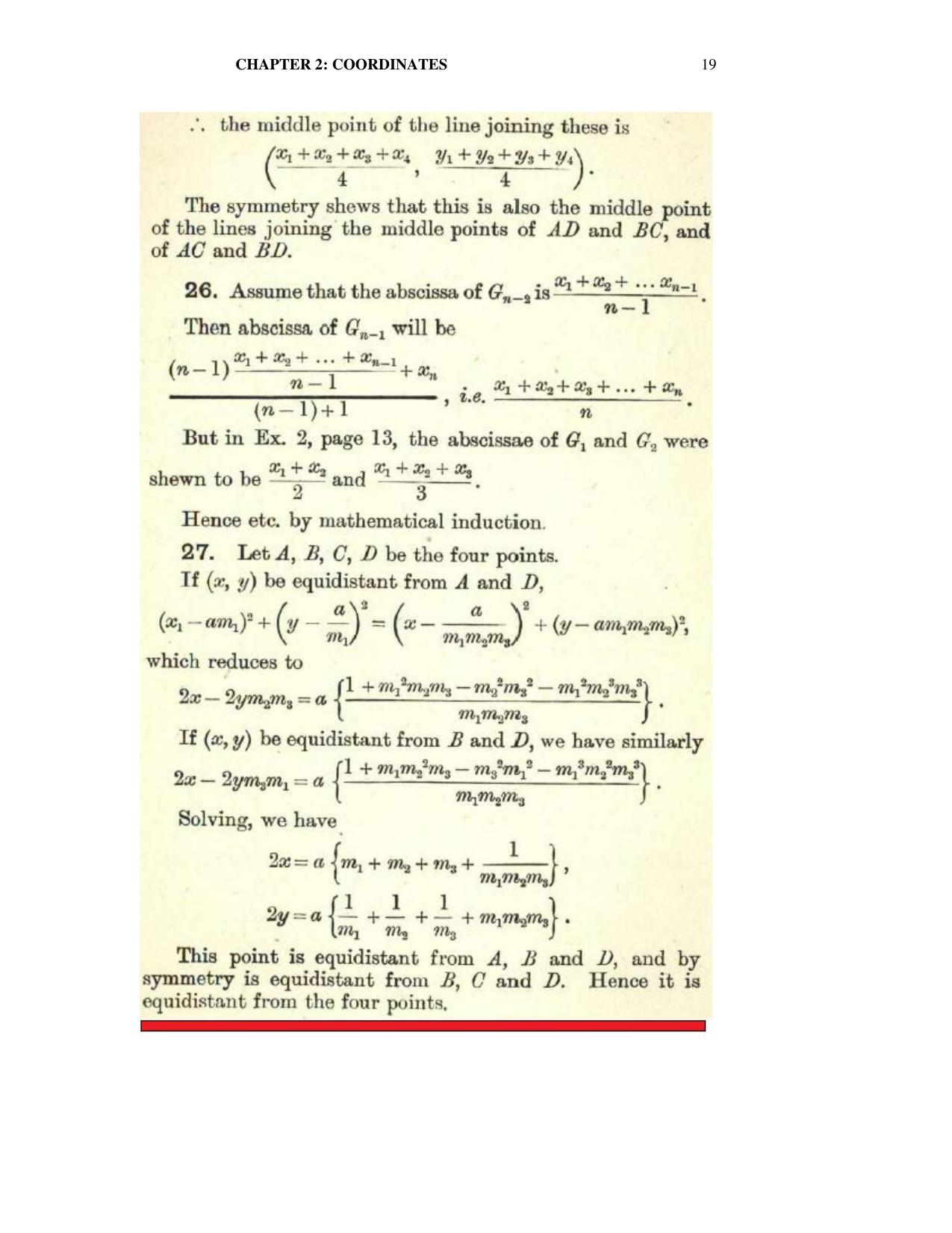 Chapter 2: Coordinates - SL Loney Solutions: The Elements of Coordinate Geometry - Page 12