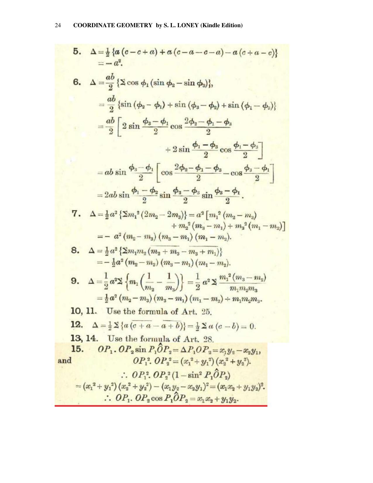 Chapter 2: Coordinates - SL Loney Solutions: The Elements of Coordinate Geometry - Page 17