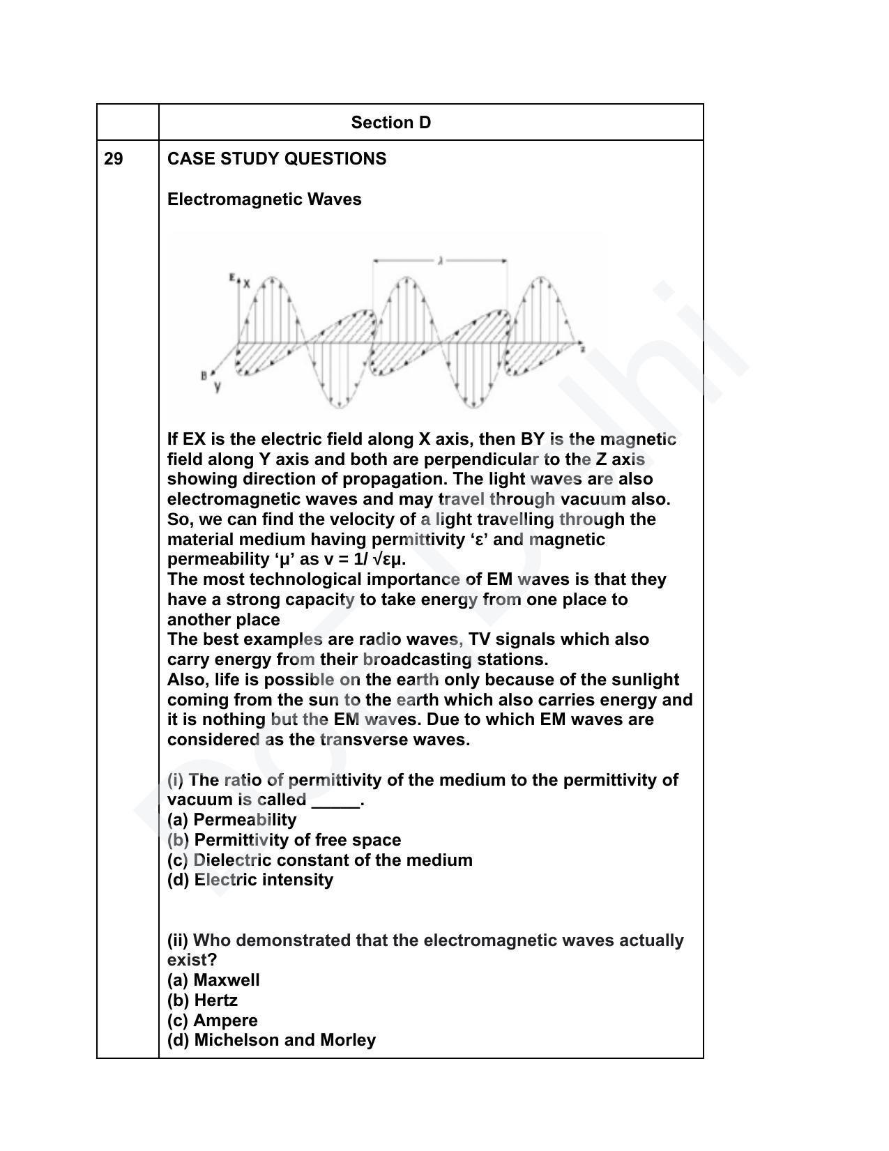 Edudel Class 12 Physics (English) Practice Papers-1 (2023-24) - Page 7