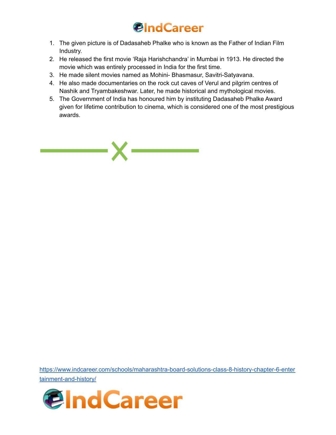 Maharashtra Board Solutions Class 8-History: Chapter 6- Entertainment and History - Page 27