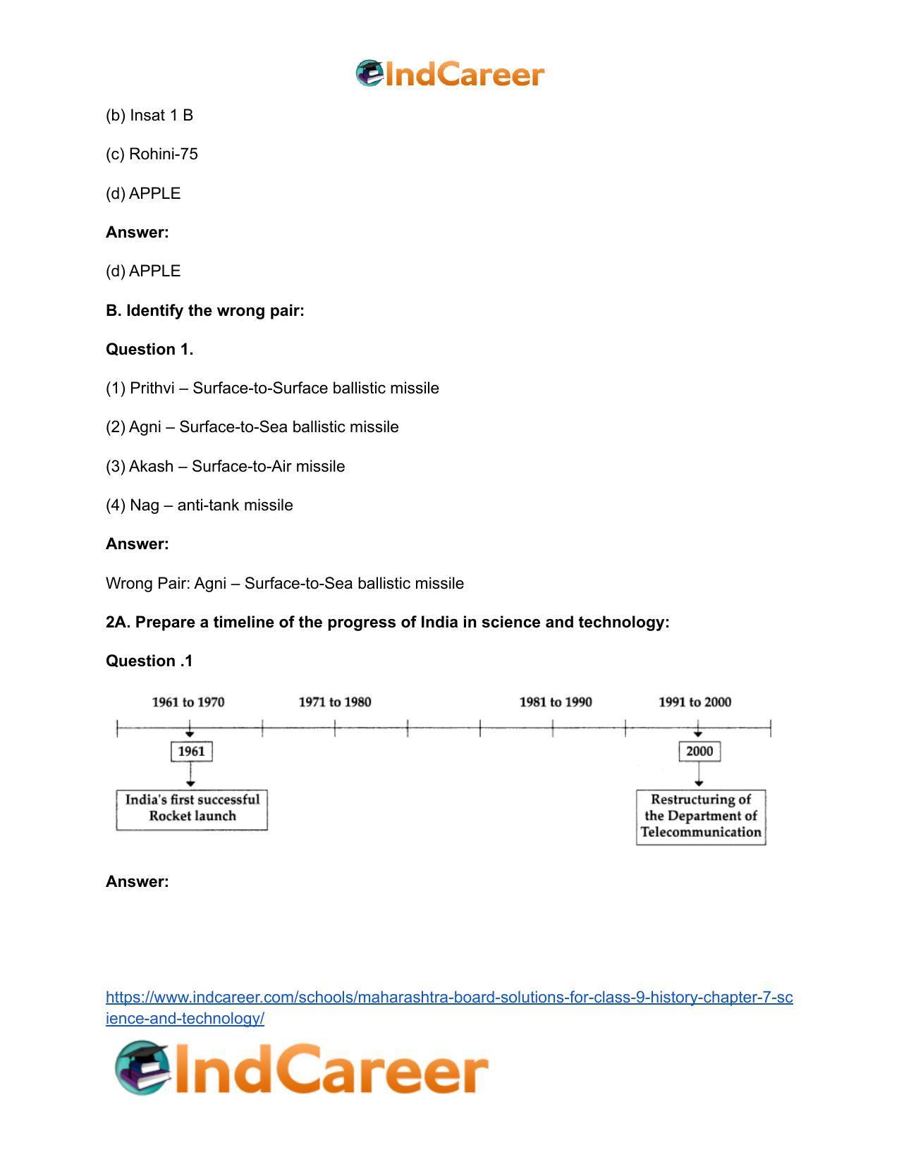 Maharashtra Board Solutions for Class 9- History: Chapter 7- Science and Technology - Page 3
