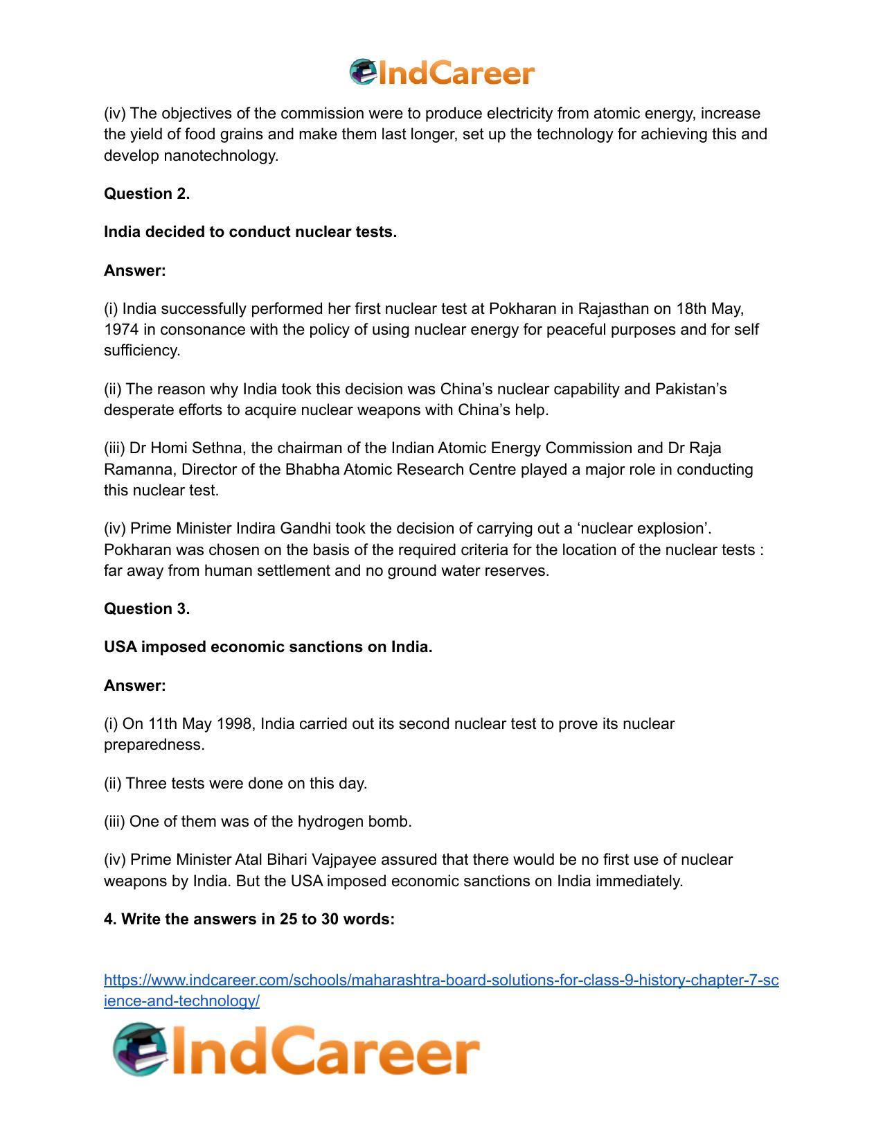 Maharashtra Board Solutions for Class 9- History: Chapter 7- Science and Technology - Page 7