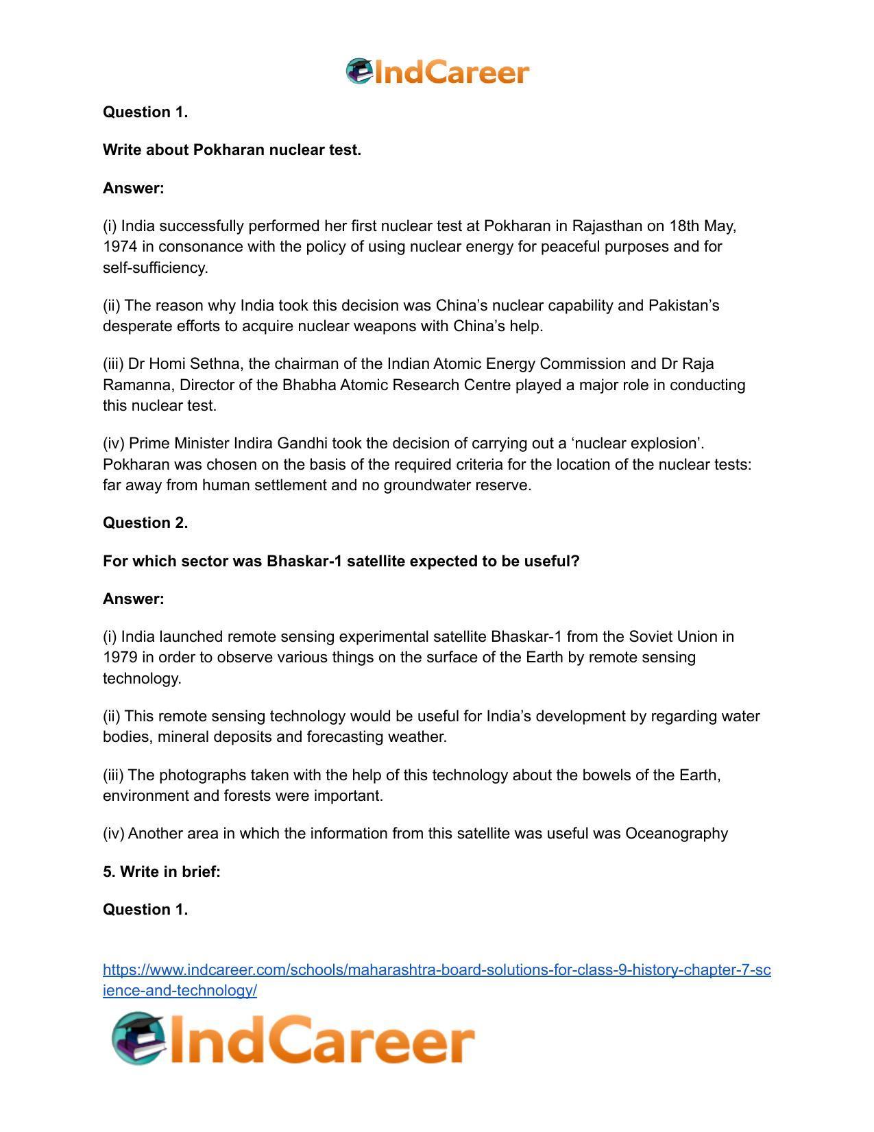 Maharashtra Board Solutions for Class 9- History: Chapter 7- Science and Technology - Page 8