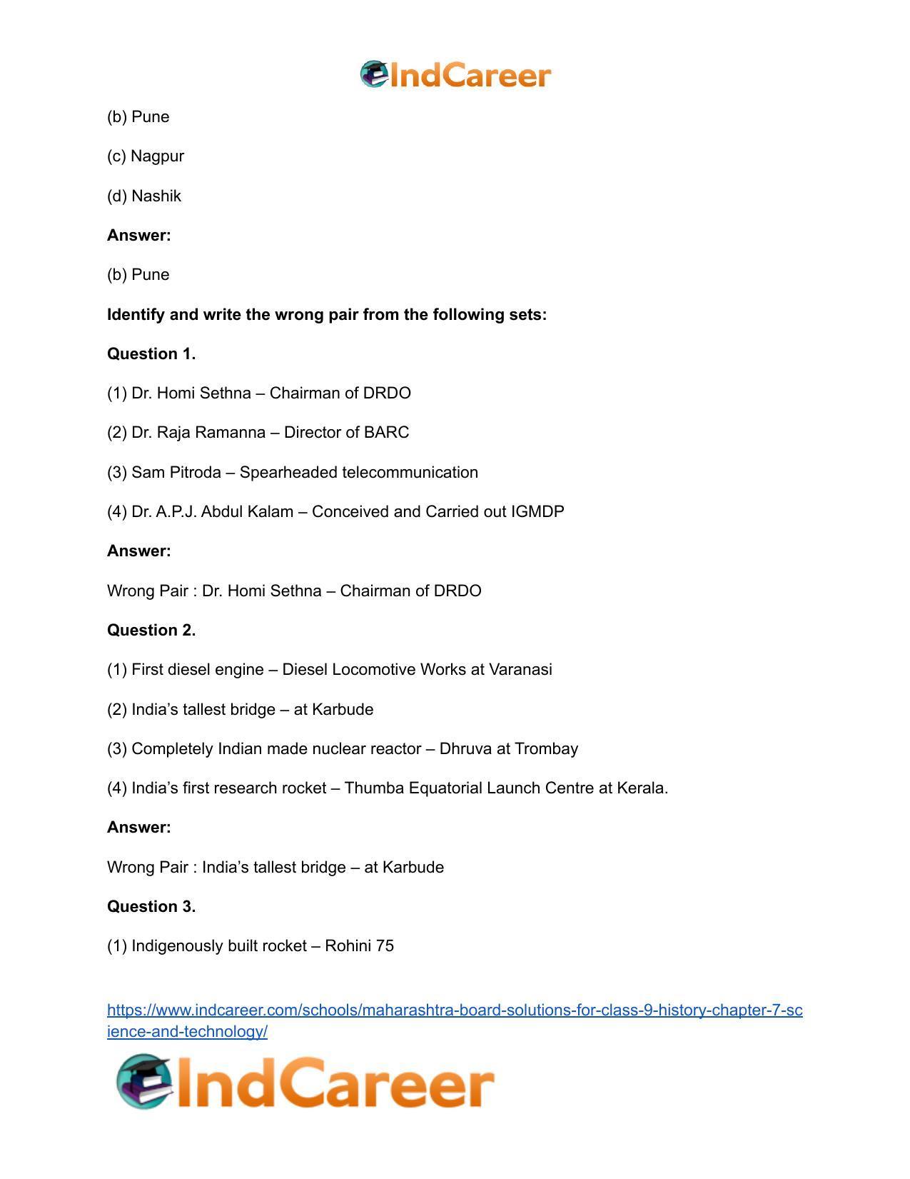 Maharashtra Board Solutions for Class 9- History: Chapter 7- Science and Technology - Page 16