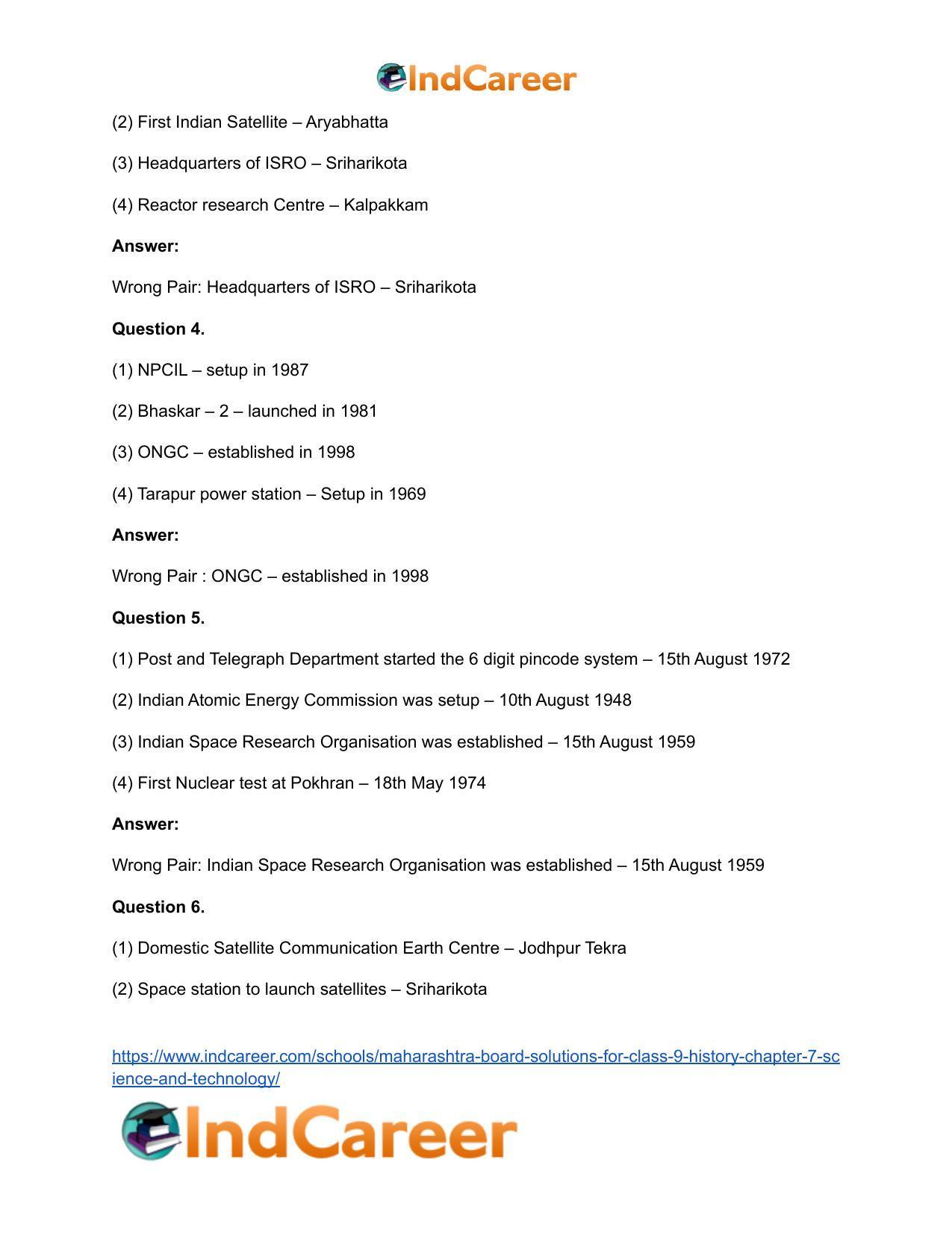 Maharashtra Board Solutions for Class 9- History: Chapter 7- Science and Technology - Page 17