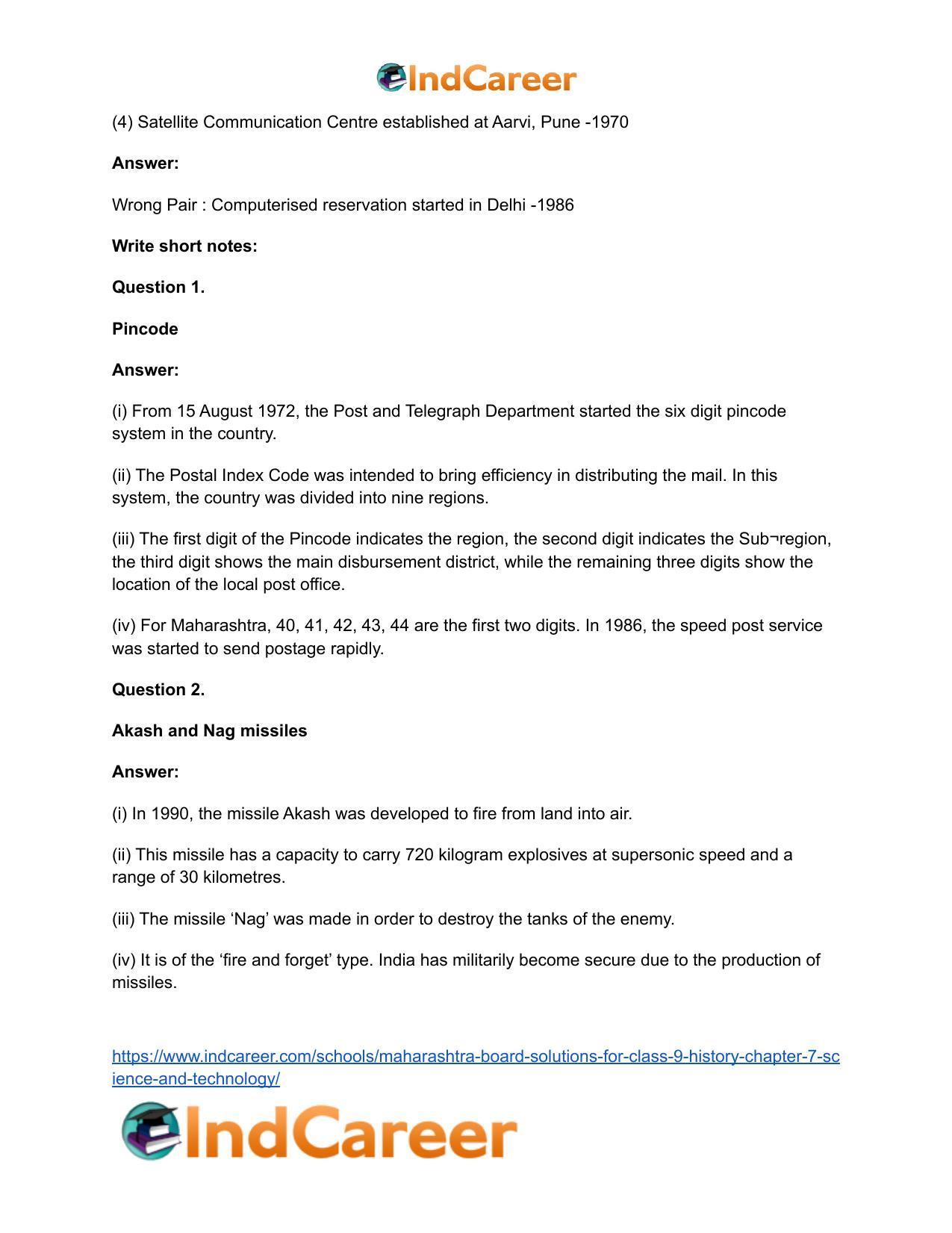 Maharashtra Board Solutions for Class 9- History: Chapter 7- Science and Technology - Page 19