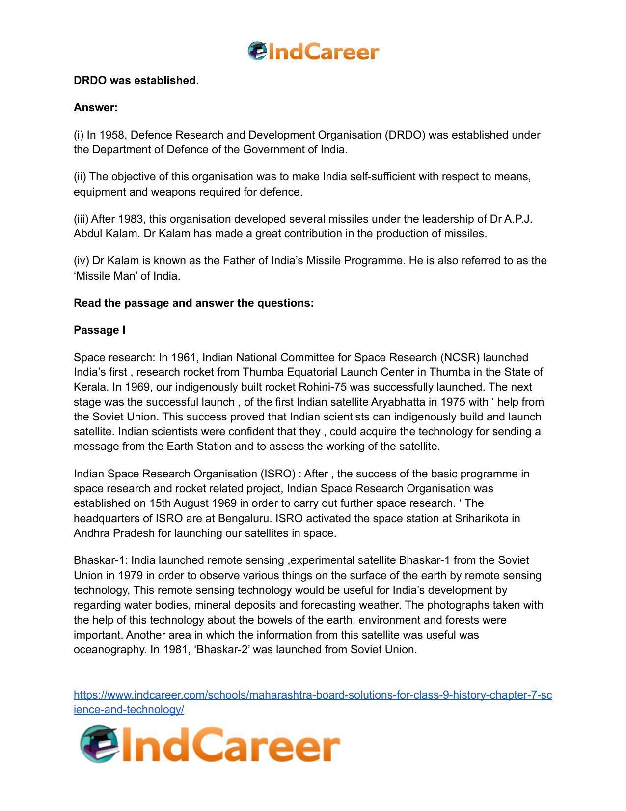 Maharashtra Board Solutions for Class 9- History: Chapter 7- Science and Technology - Page 21