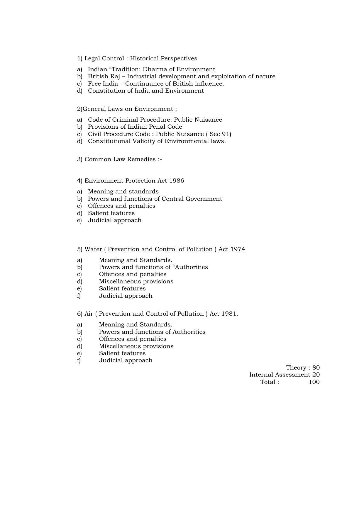 RTMNU Post Graduate Teaching Department of Law of POST GRADUATE DIPLOMA IN COSUMER LAW (PGDCL) (POST GRADUATE DIPLOMA IN LAWS) Syllabus. - Page 48