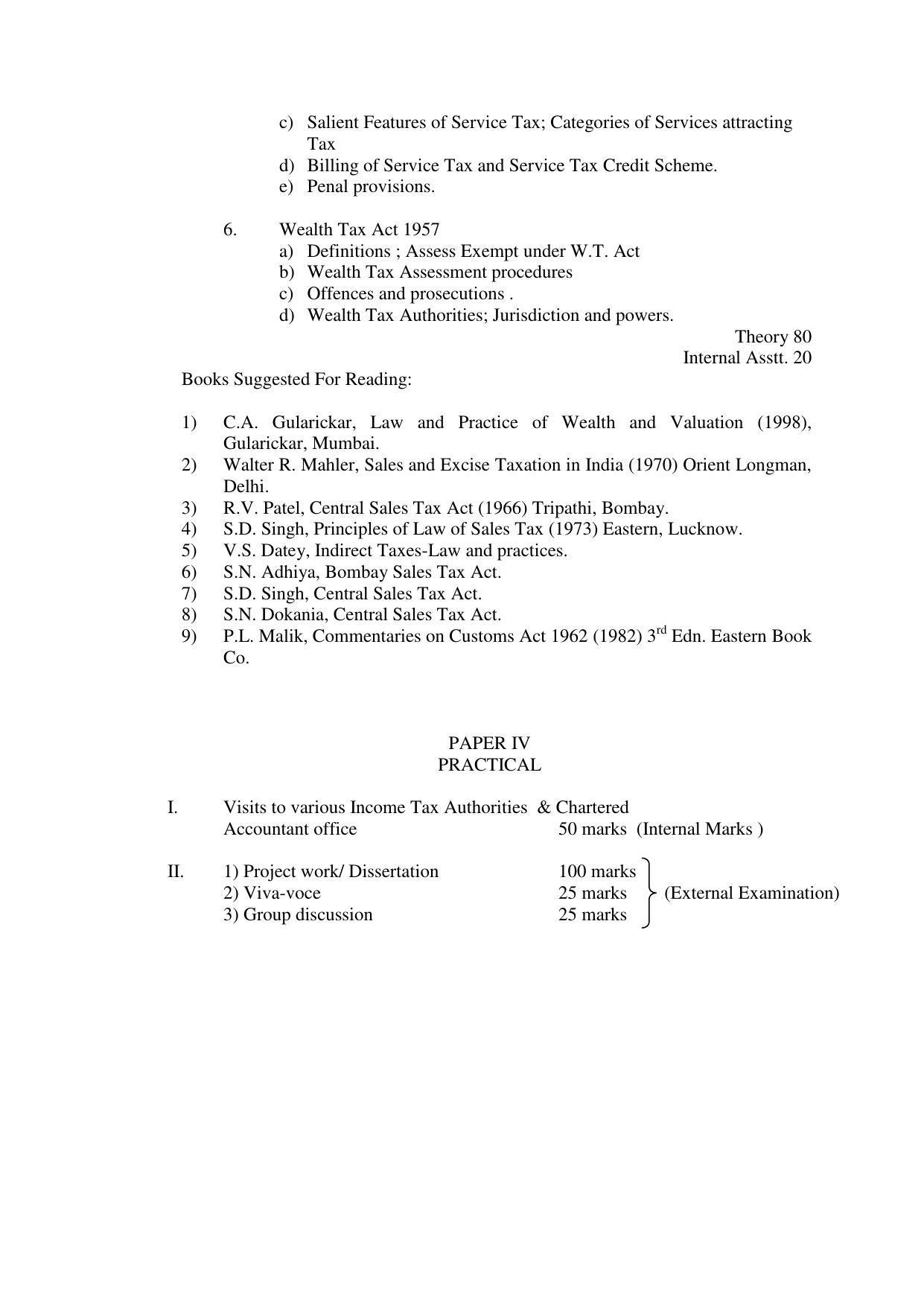 RTMNU Post Graduate Teaching Department of Law of POST GRADUATE DIPLOMA IN COSUMER LAW (PGDCL) (POST GRADUATE DIPLOMA IN LAWS) Syllabus. - Page 59