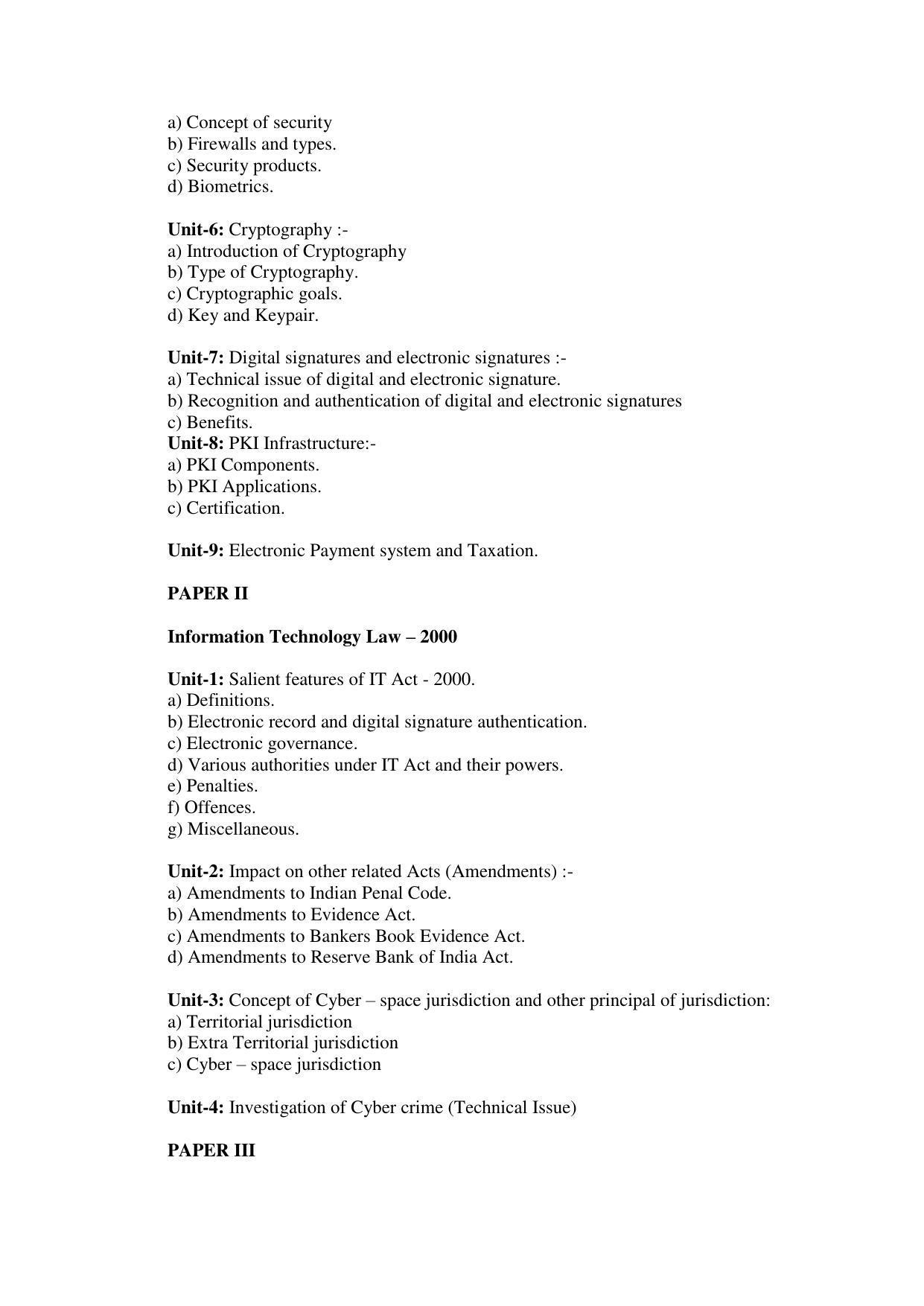 RTMNU Post Graduate Teaching Department of Law of POST GRADUATE DIPLOMA IN COSUMER LAW (PGDCL) (POST GRADUATE DIPLOMA IN LAWS) Syllabus. - Page 73