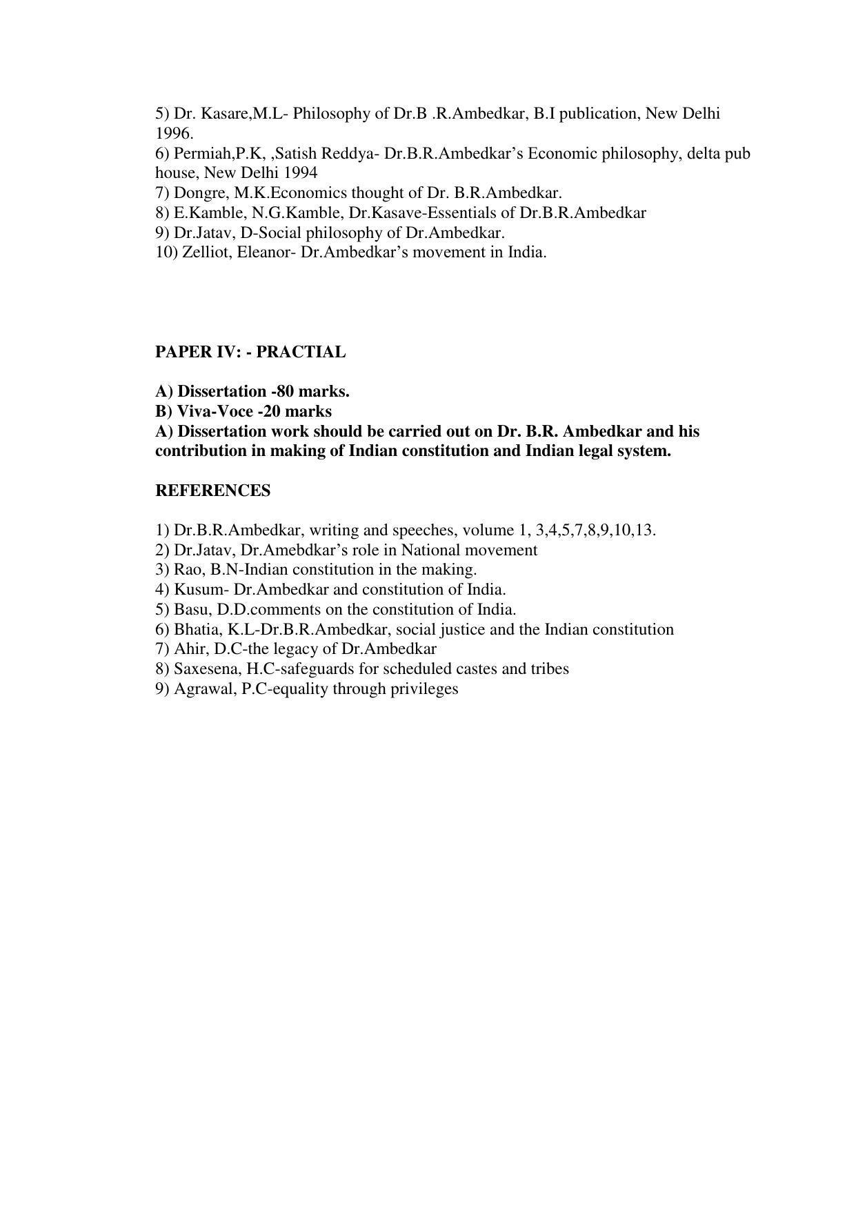 RTMNU Post Graduate Teaching Department of Law of POST GRADUATE DIPLOMA IN COSUMER LAW (PGDCL) (POST GRADUATE DIPLOMA IN LAWS) Syllabus. - Page 105