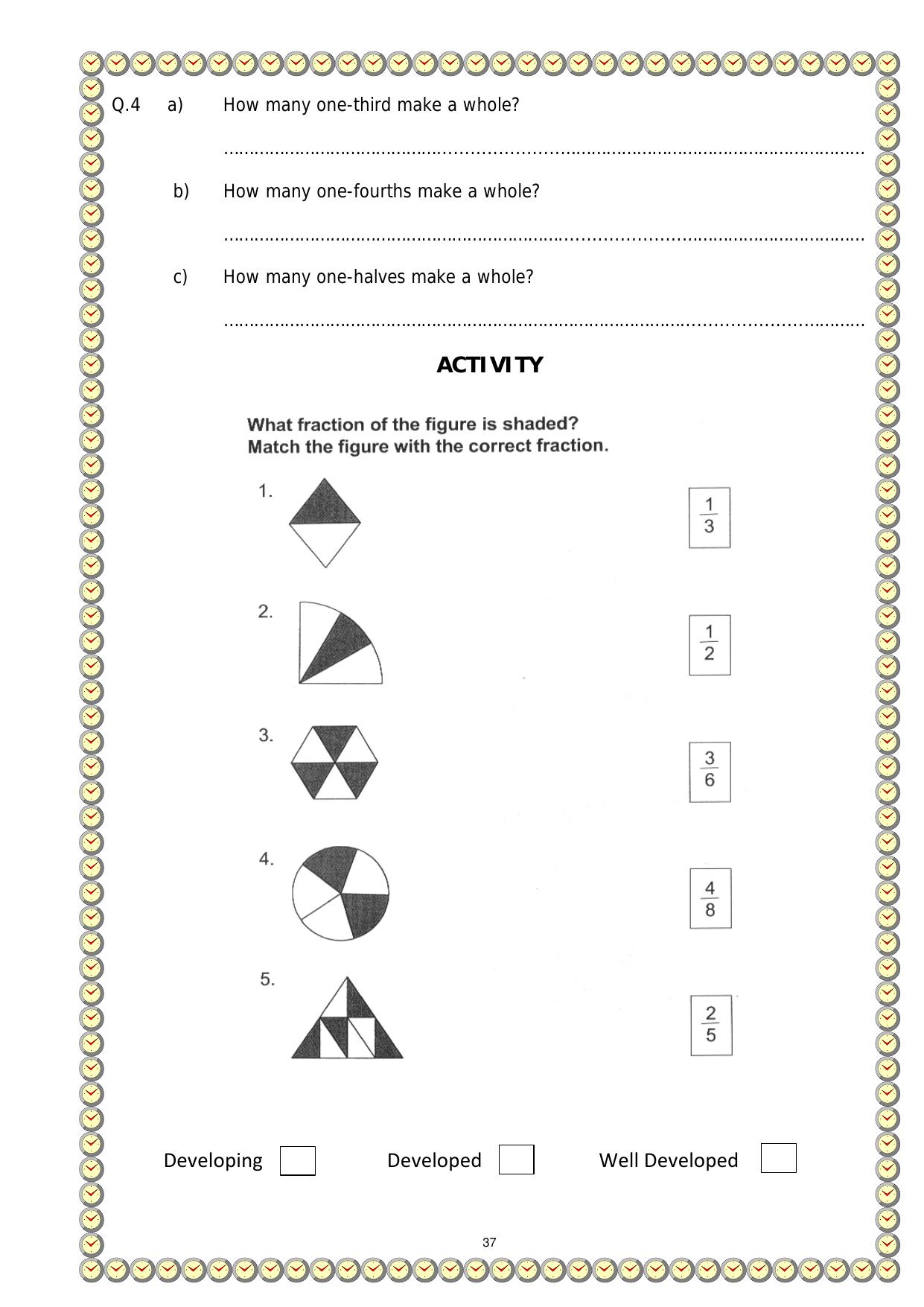 Worksheet for Class 1 Maths Assignment 10 - Page 7