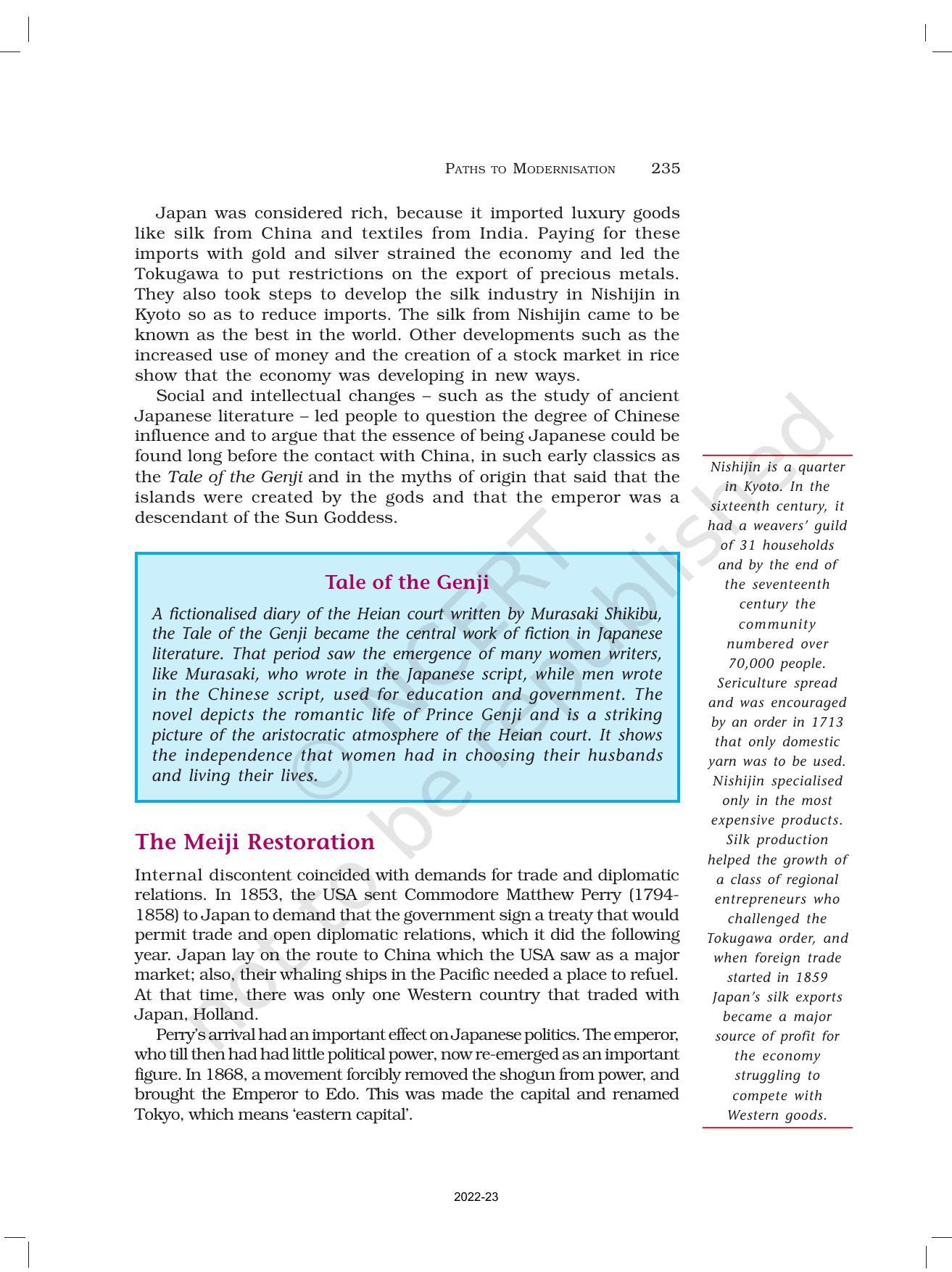 NCERT Book for Class 11 History Chapter 11 Paths