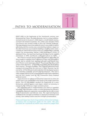NCERT Book for Class 11 History Chapter 11 Paths to Modernisation
