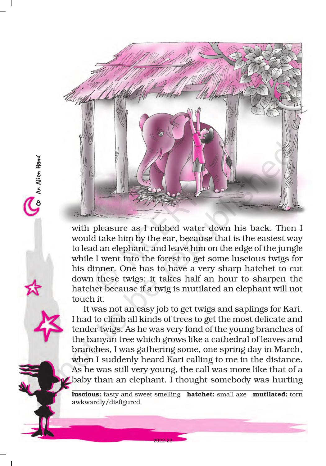 NCERT Book for Class 7 English (An Alien Hand): Chapter 2-Bringing Up Kari - Page 2