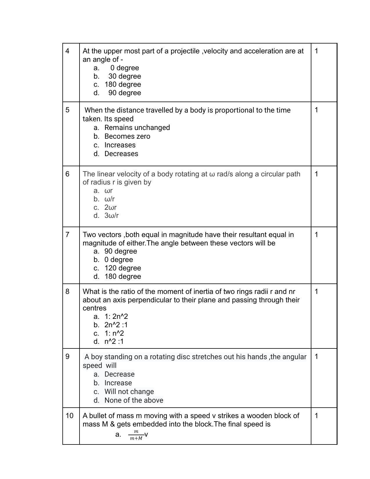 Edudel Class 11 Physics Sample Question Paper - Page 2