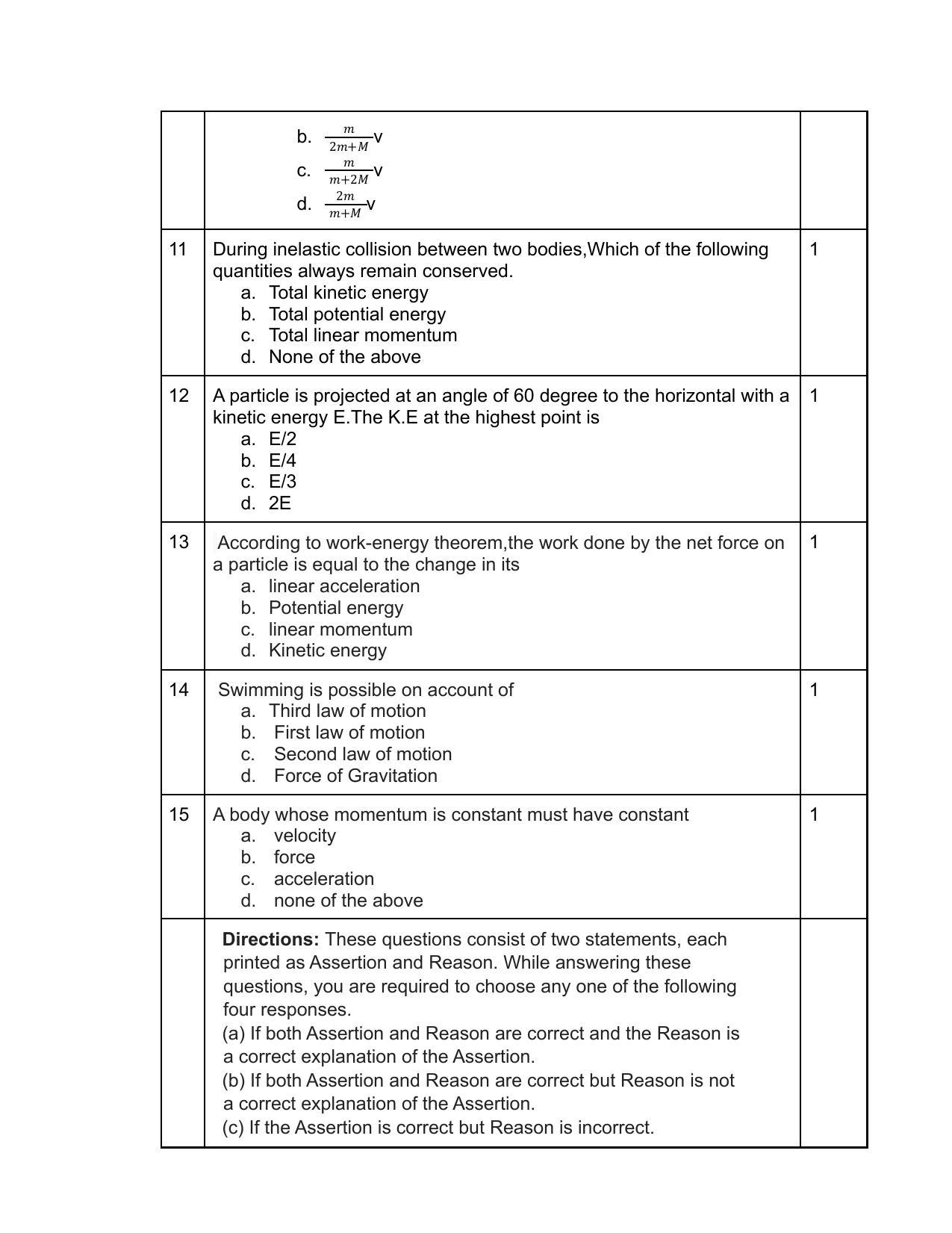 Edudel Class 11 Physics Sample Question Paper - Page 3