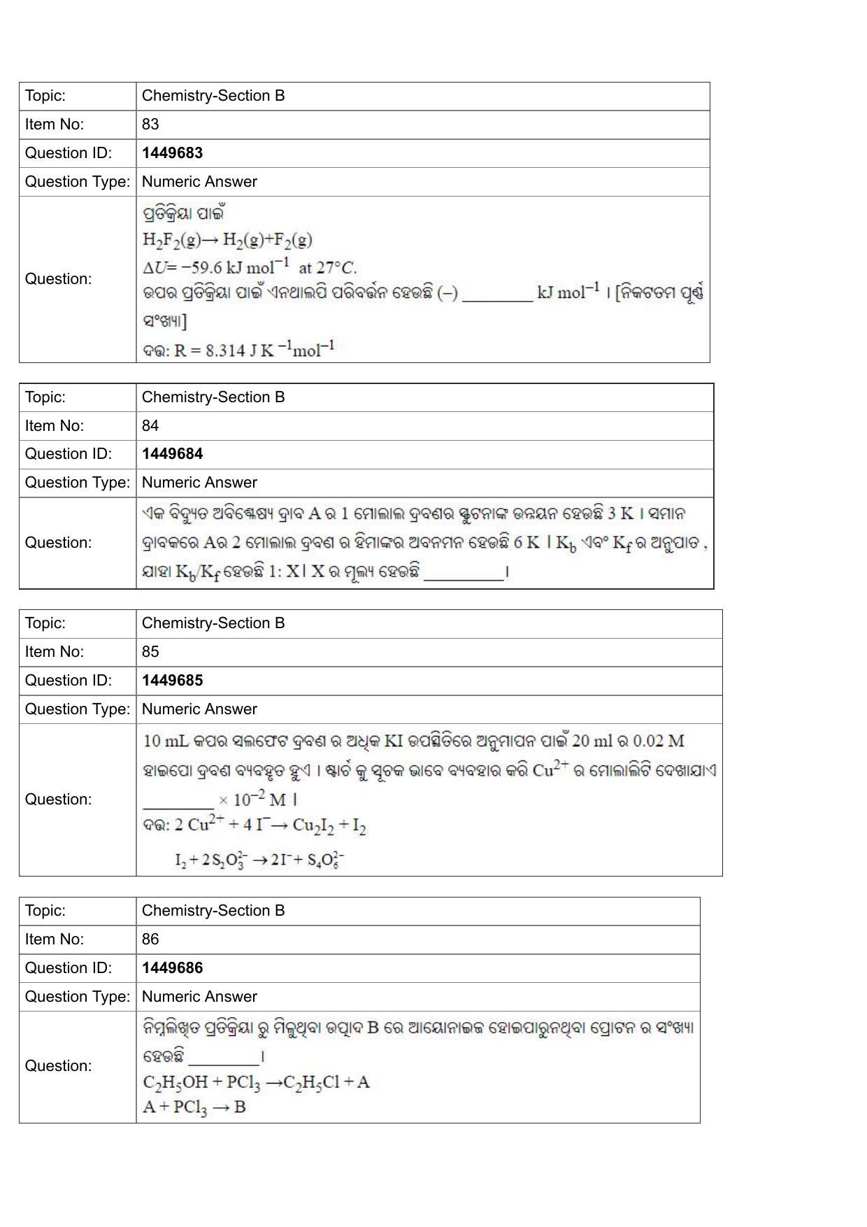 JEE Mains 2022: BTech Odiya (Shift 2) 26-07-2022 Question Paper - Page 30