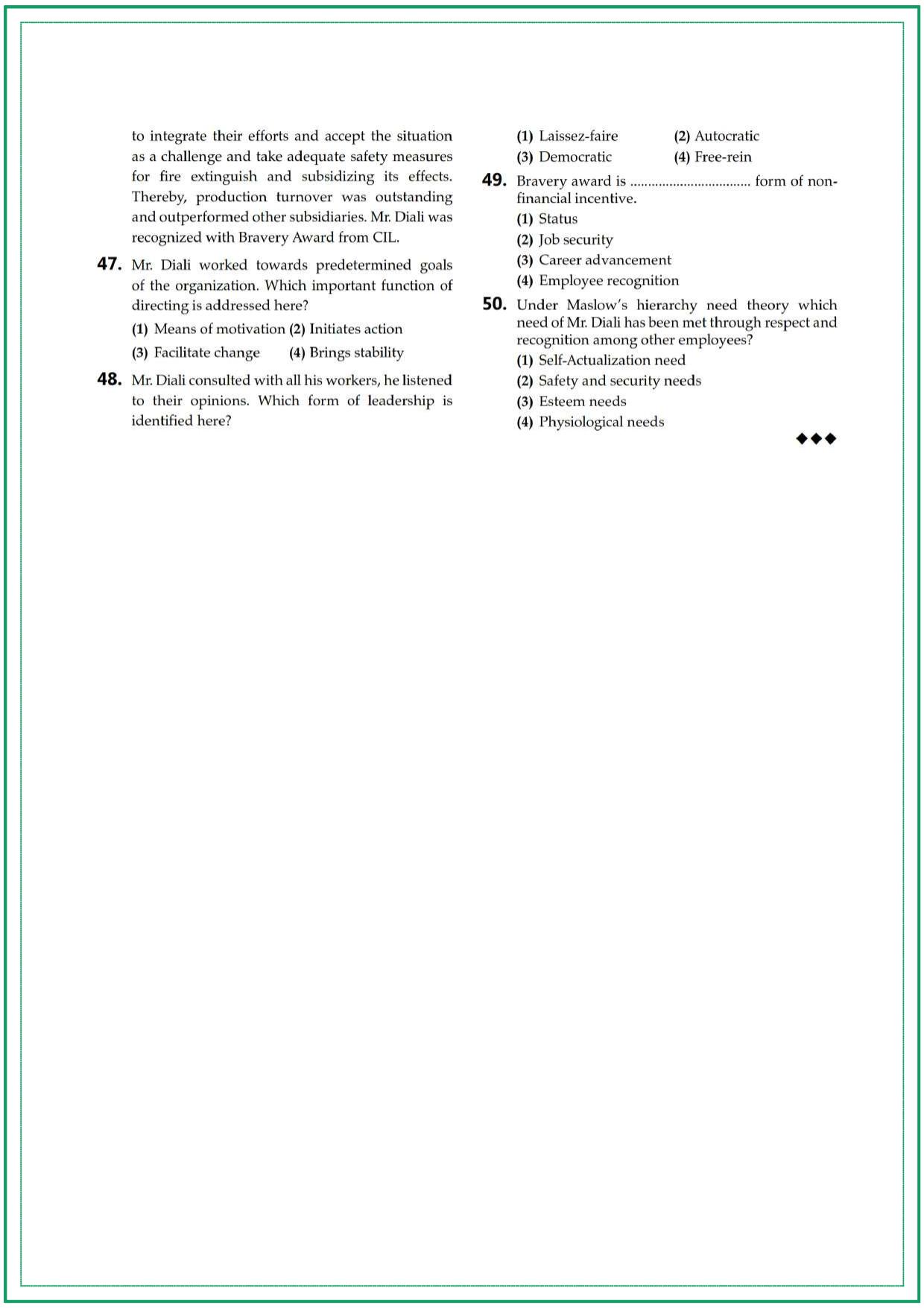 CUET UG Business Studies Sample Paper 2 - Page 5