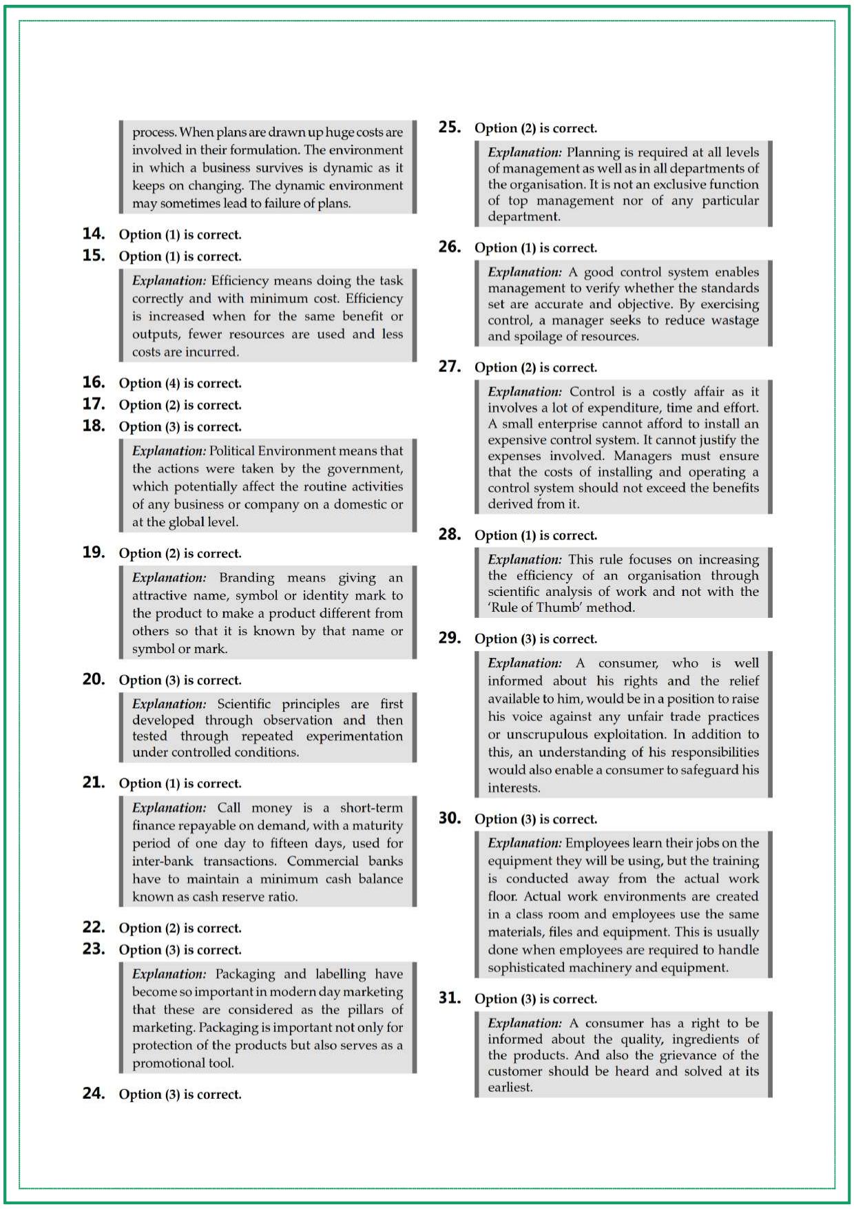 CUET UG Business Studies Sample Paper 2 - Page 7