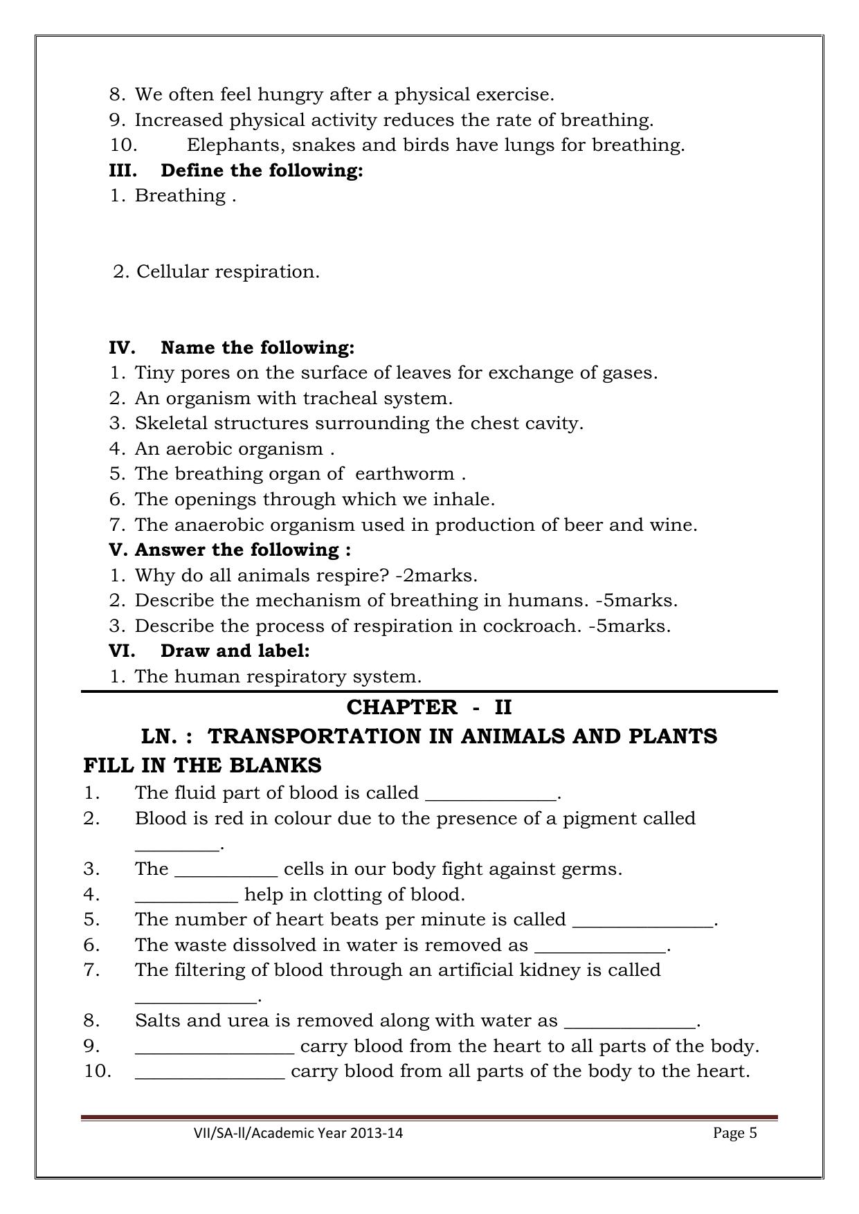 CBSE Worksheets for Class 7 Geography All Chapters Assignment 2 - Page 5