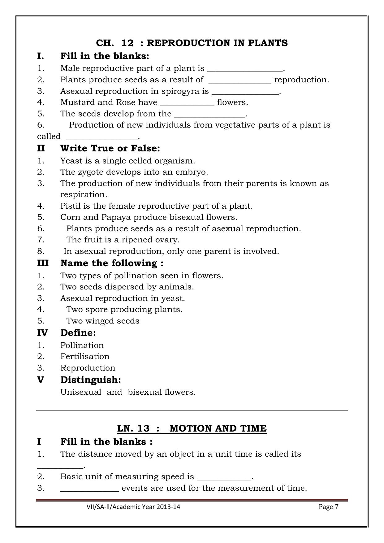 CBSE Worksheets for Class 7 Geography All Chapters Assignment 2 - Page 7