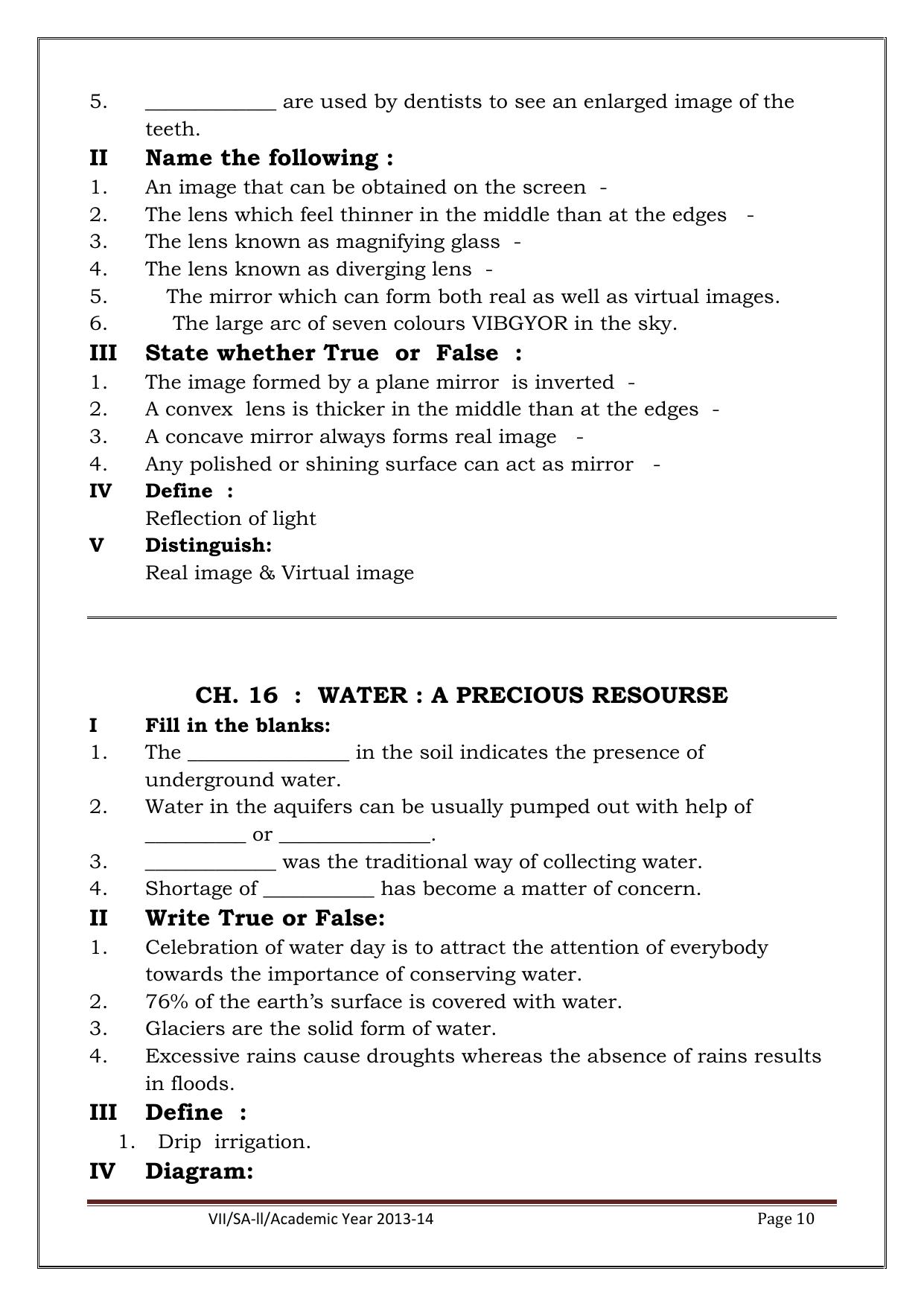 CBSE Worksheets for Class 7 Geography All Chapters Assignment 2 - Page 10