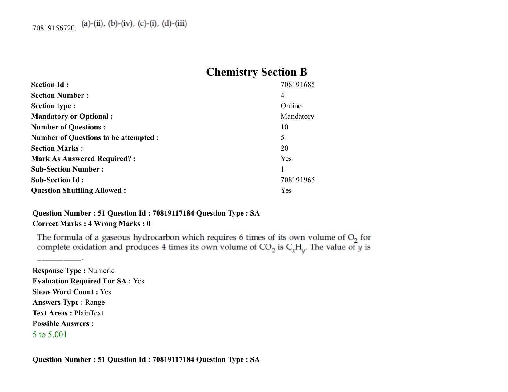 JEE Mains 2021: BTech EP (Shift 2) 24-02-2021 Question Paper - Page 66