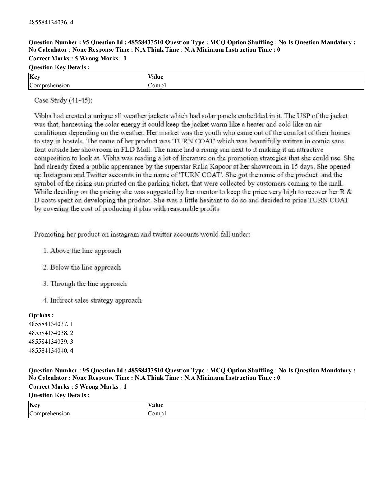 CUET 2023 English Malayalam Shift 1 Question Papers - 18 June 2023 - Page 86