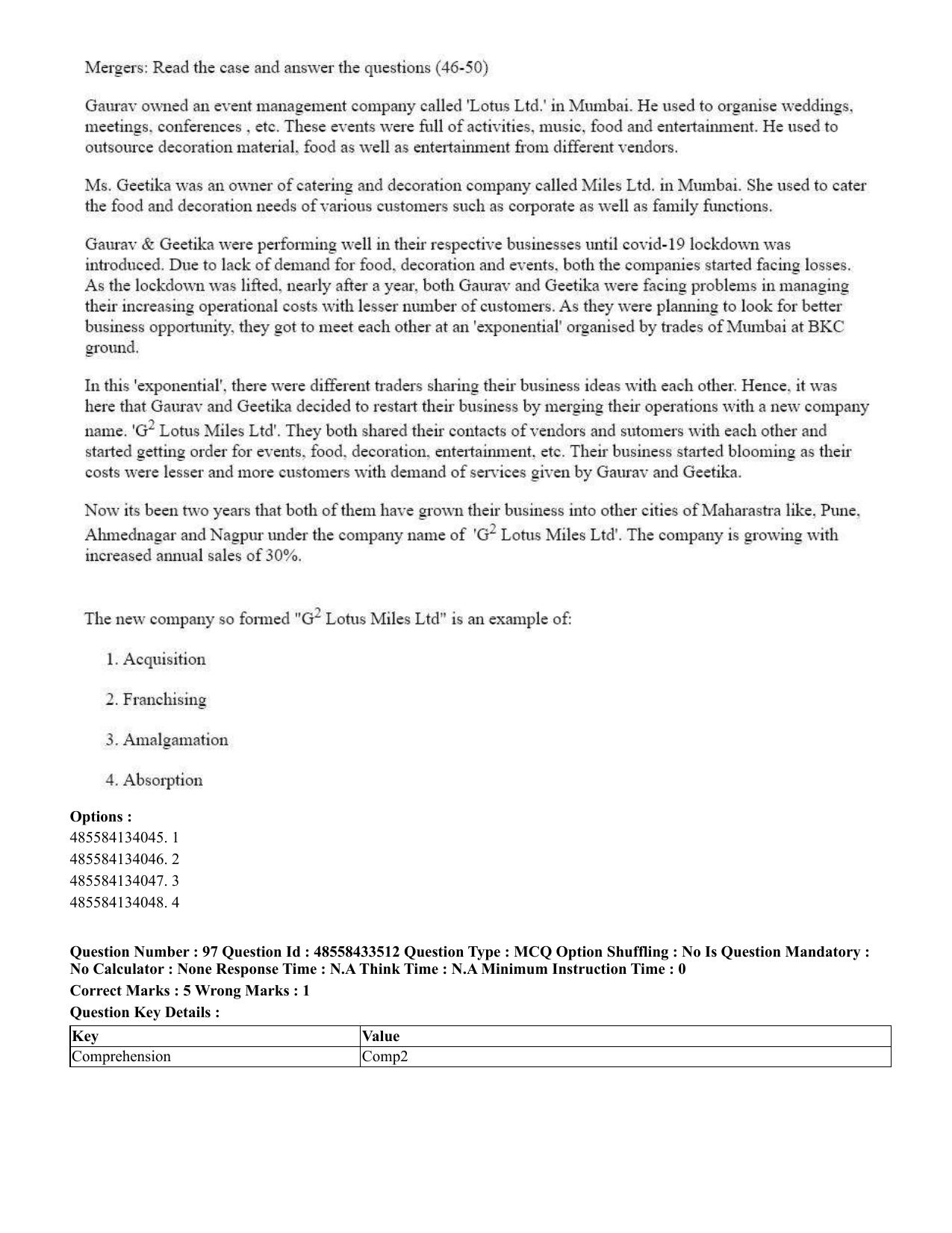 CUET 2023 English Malayalam Shift 1 Question Papers - 18 June 2023 - Page 90