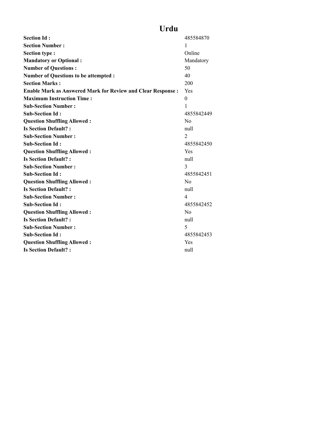 CUET 2023 English Malayalam Shift 1 Question Papers - 18 June 2023 - Page 451