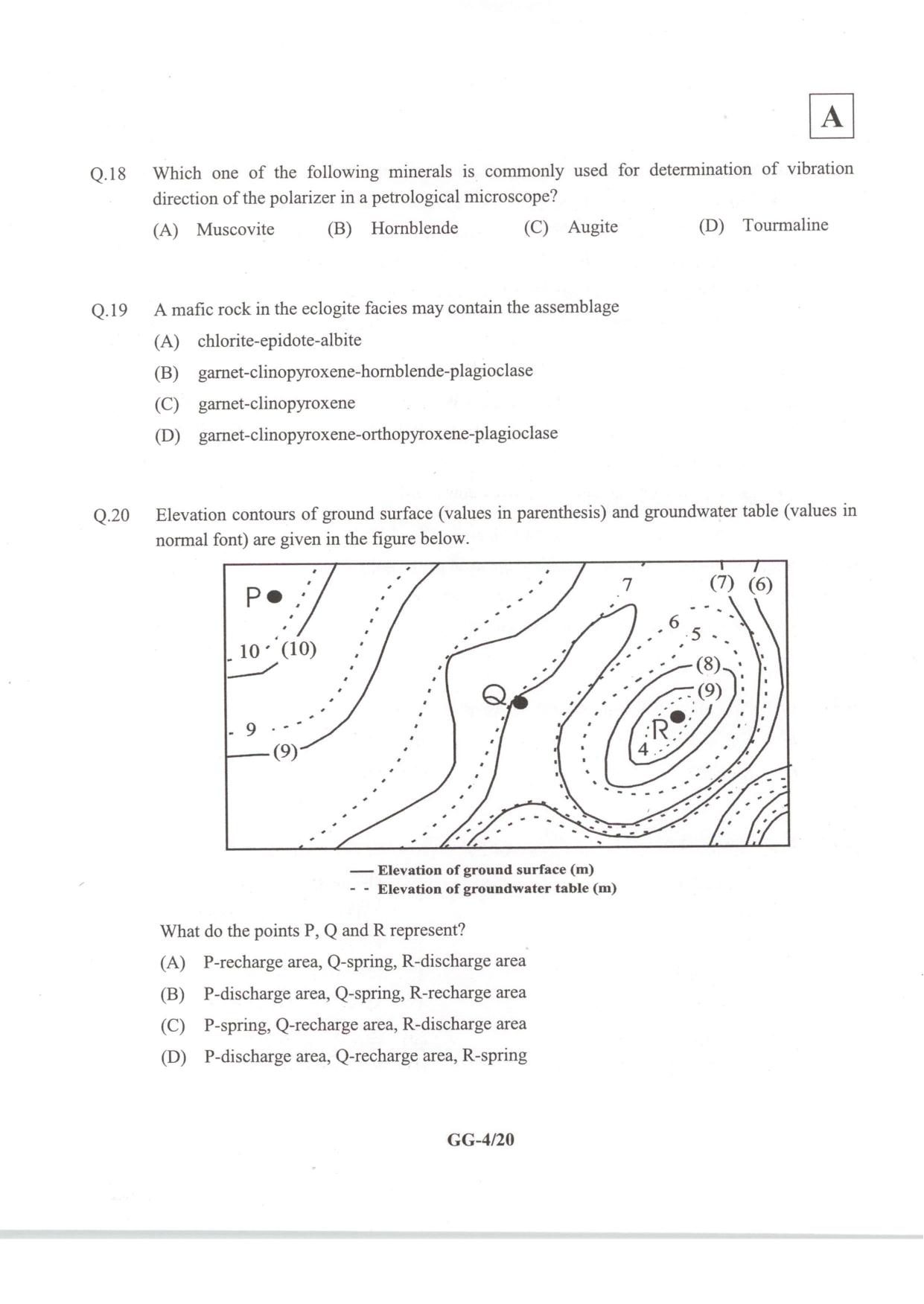 JAM 2014: GG Question Paper - Page 6